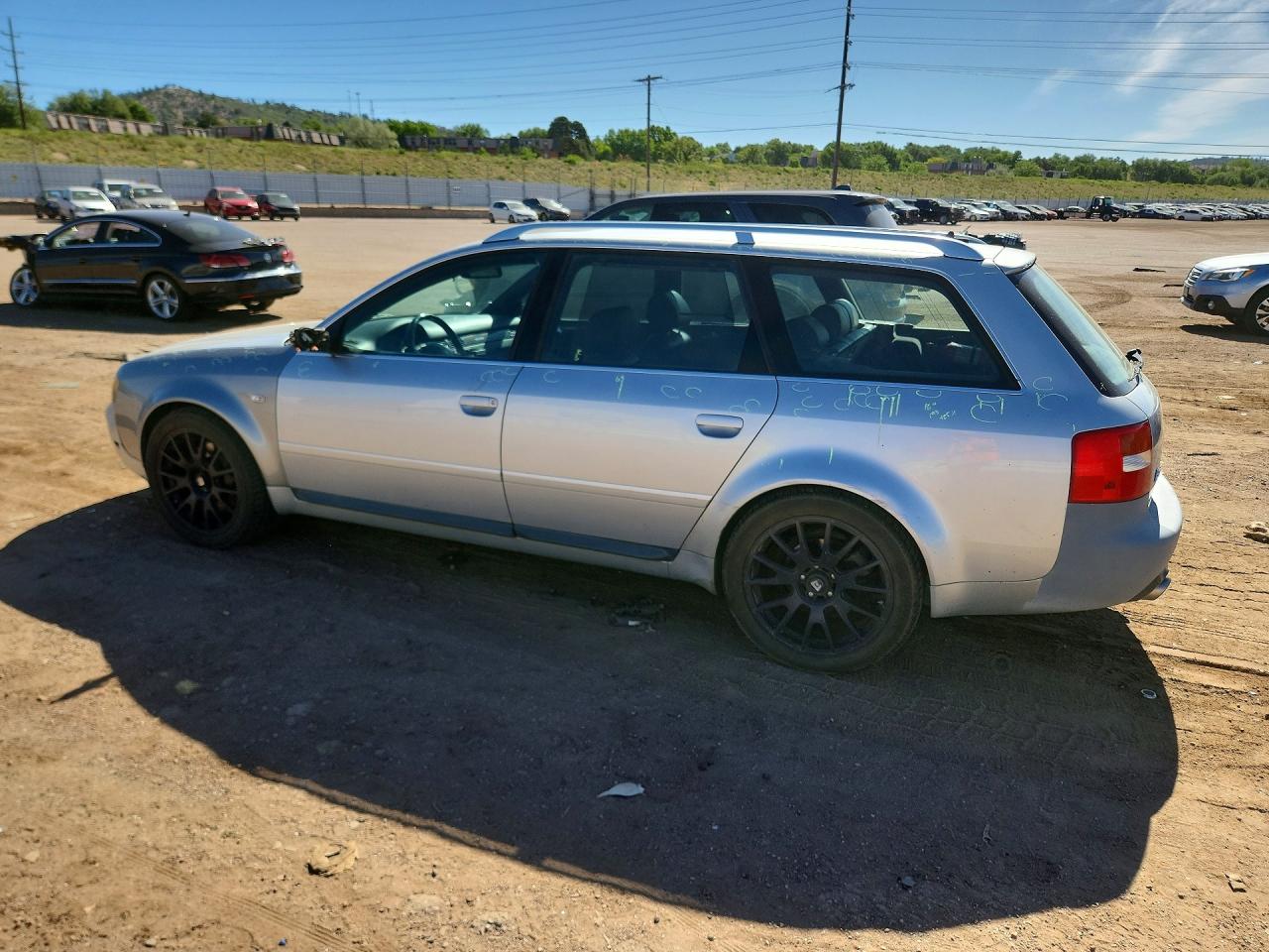 2002 Audi S6 Avant Quattro Серебряный vin: WAUXU54B82N035643