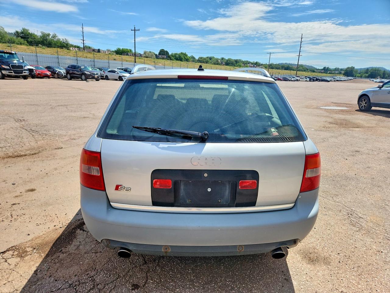 2002 Audi S6 Avant Quattro Silver vin: WAUXU54B82N035643