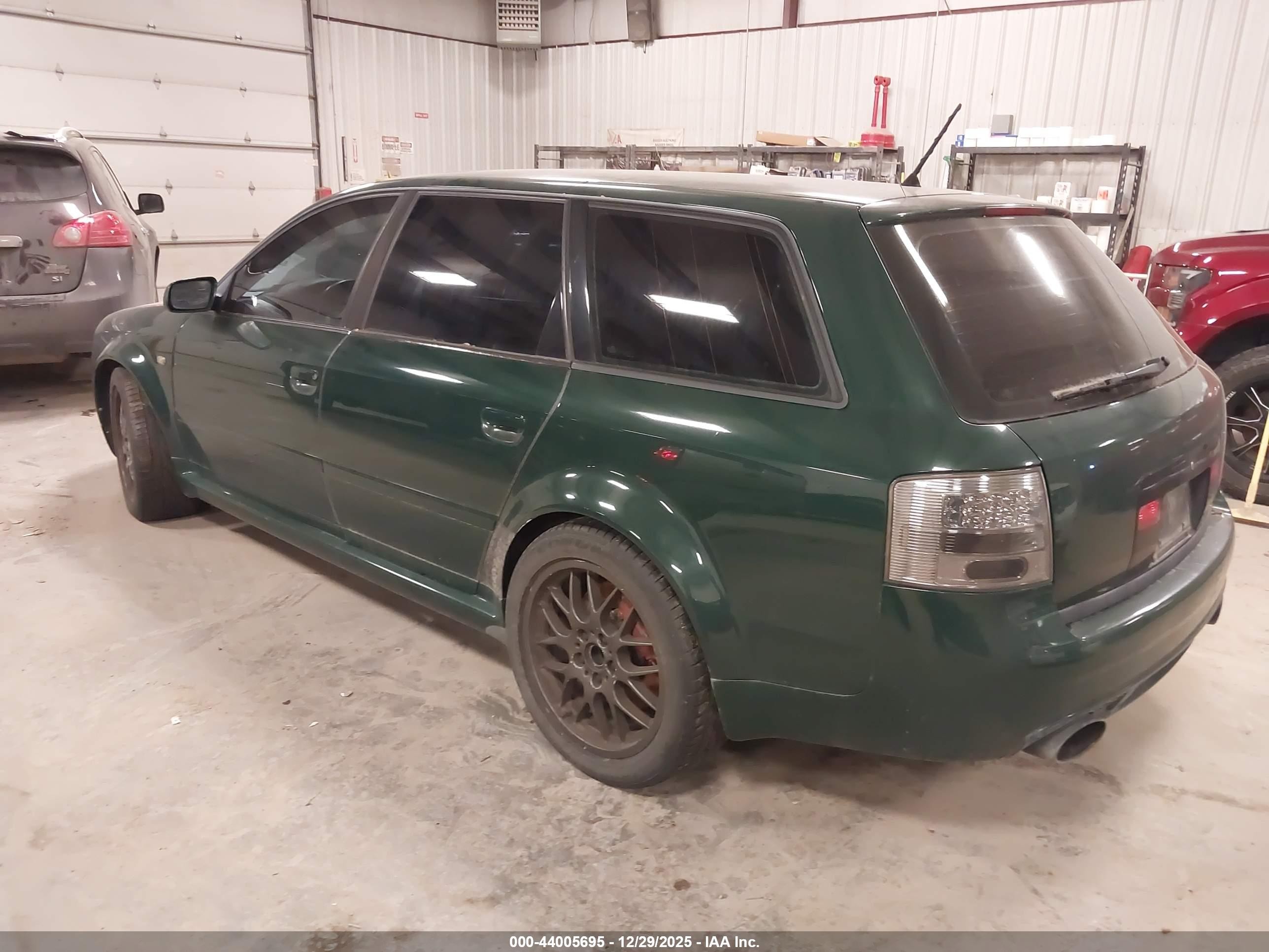 2002 Audi S6 Avant Green vin: WAUXU54B82N119459
