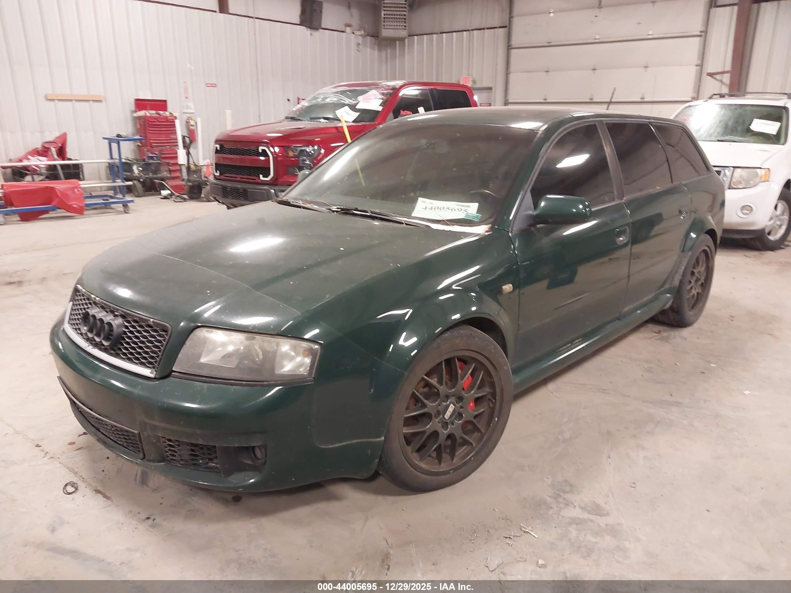 2002 Audi S6 Avant Green vin: WAUXU54B82N119459