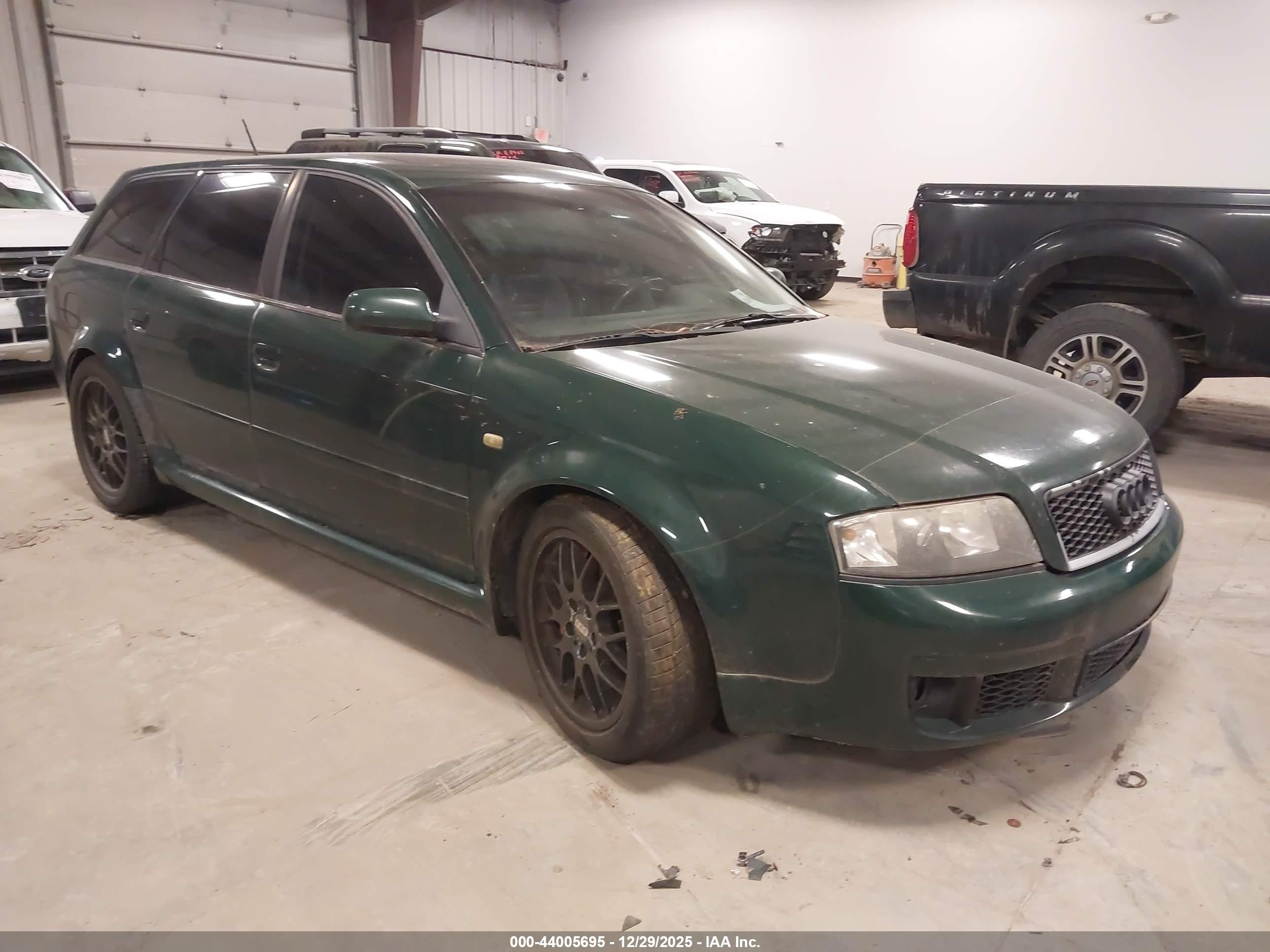 2002 Audi S6 Avant Green vin: WAUXU54B82N119459