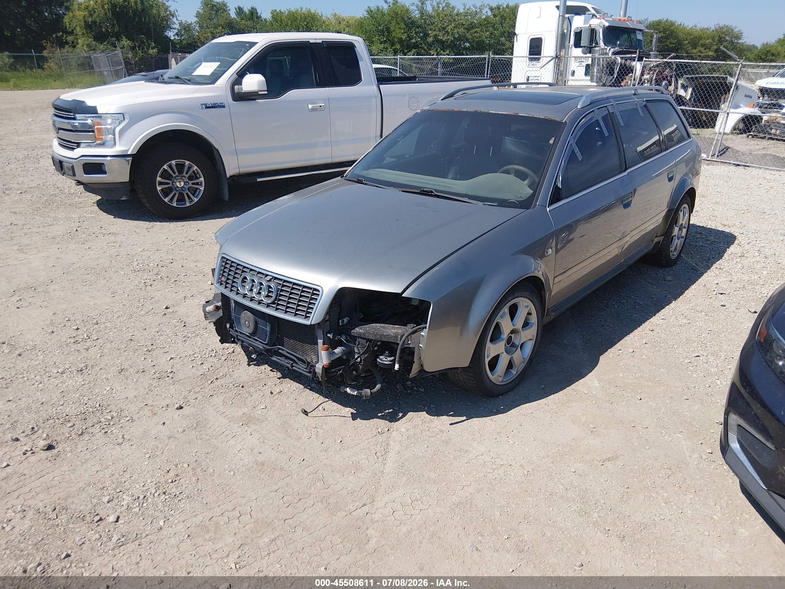 2002 Audi S6 Avant Серый vin: WAUXU54B92N095351