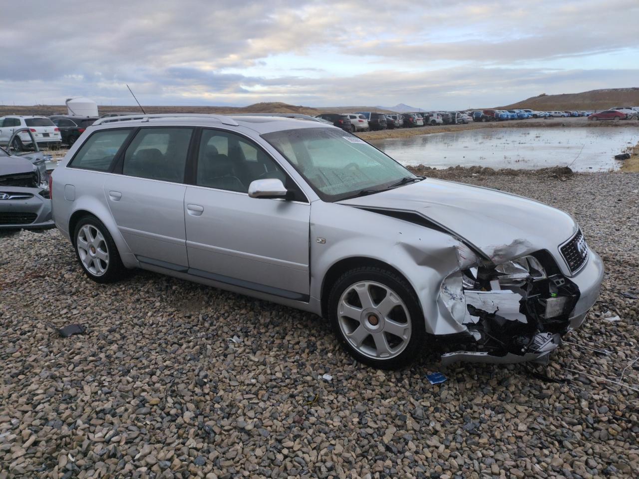2002 Audi S6 Avant Quattro Silver vin: WAUXU64B52N034259
