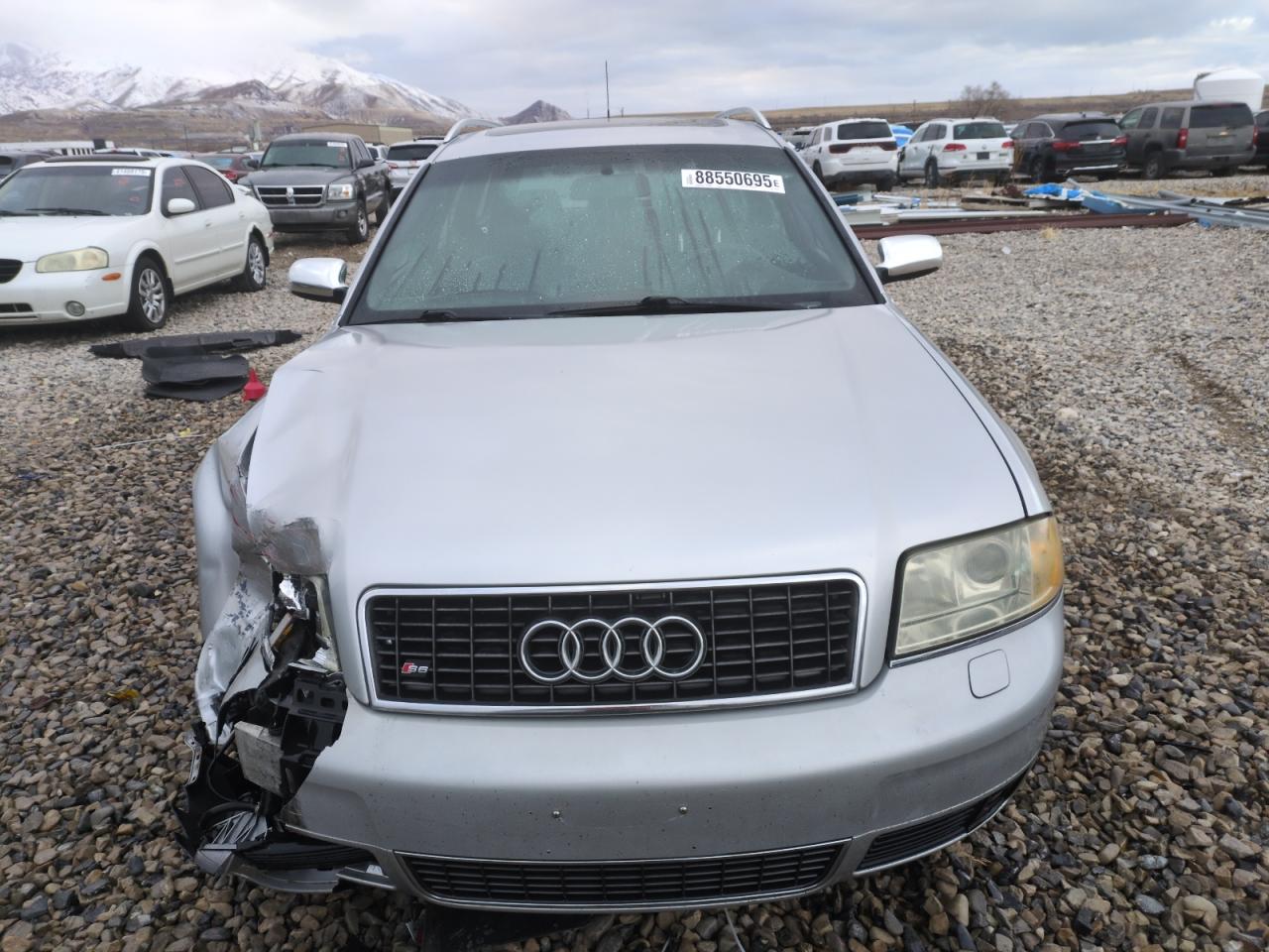 2002 Audi S6 Avant Quattro Silver vin: WAUXU64B52N034259