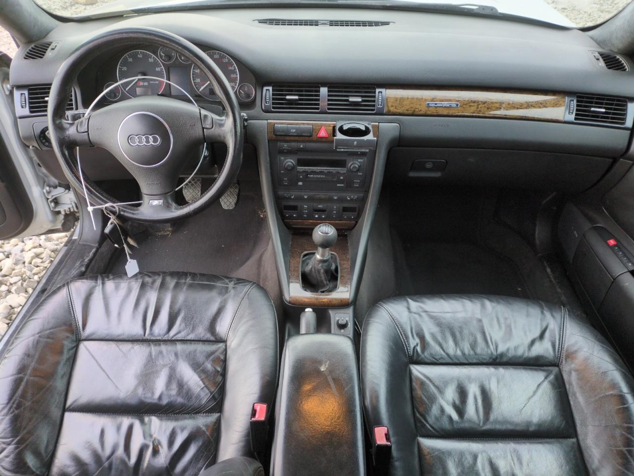 2002 Audi S6 Avant Quattro Silver vin: WAUXU64B52N034259