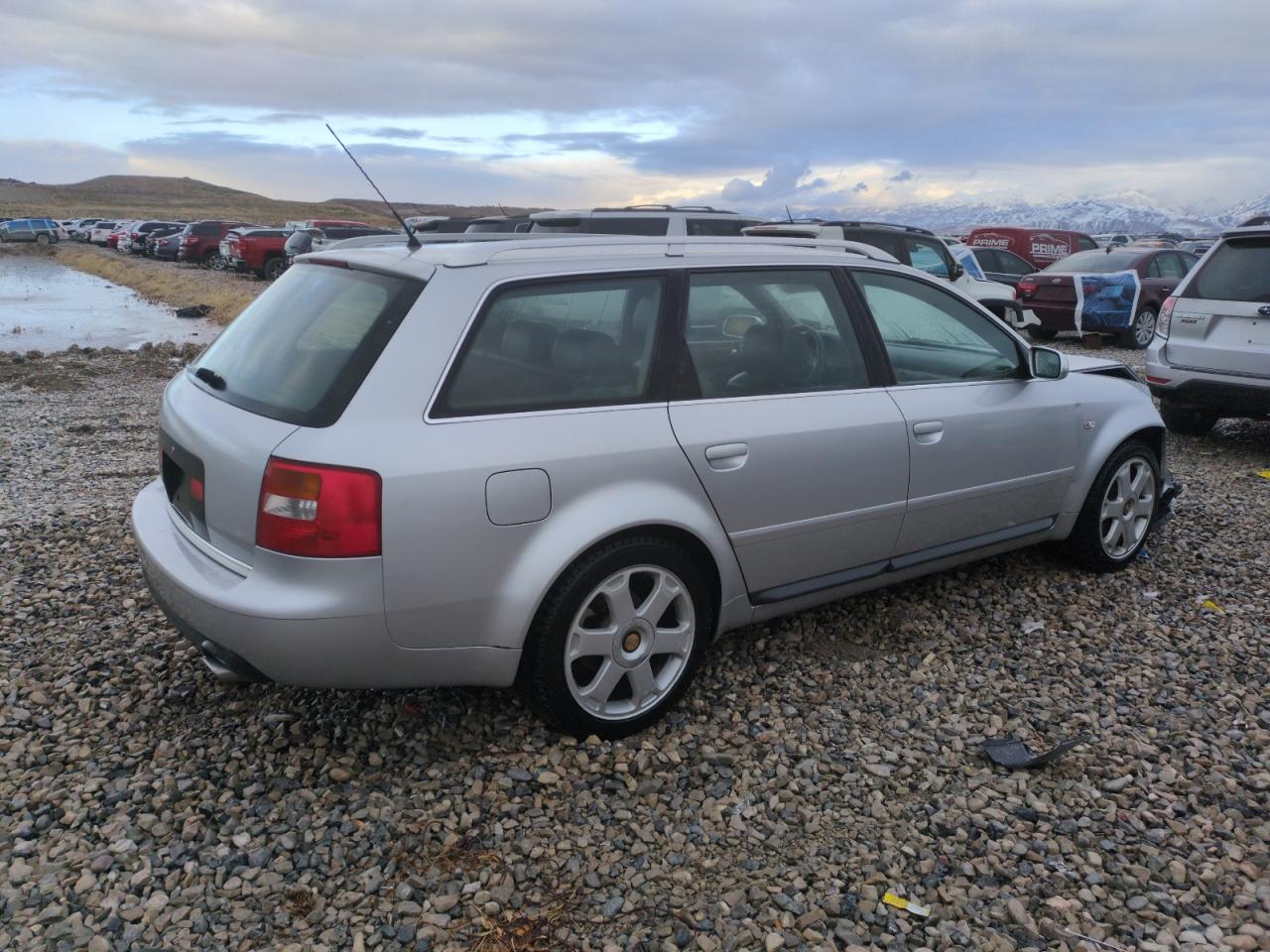 2002 Audi S6 Avant Quattro Silver vin: WAUXU64B52N034259