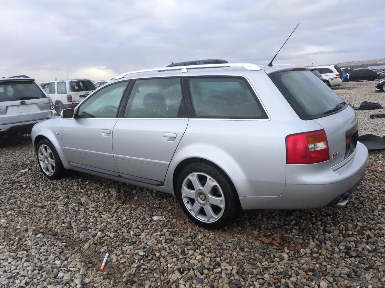 2002 Audi S6 Avant Quattro Silver vin: WAUXU64B52N034259