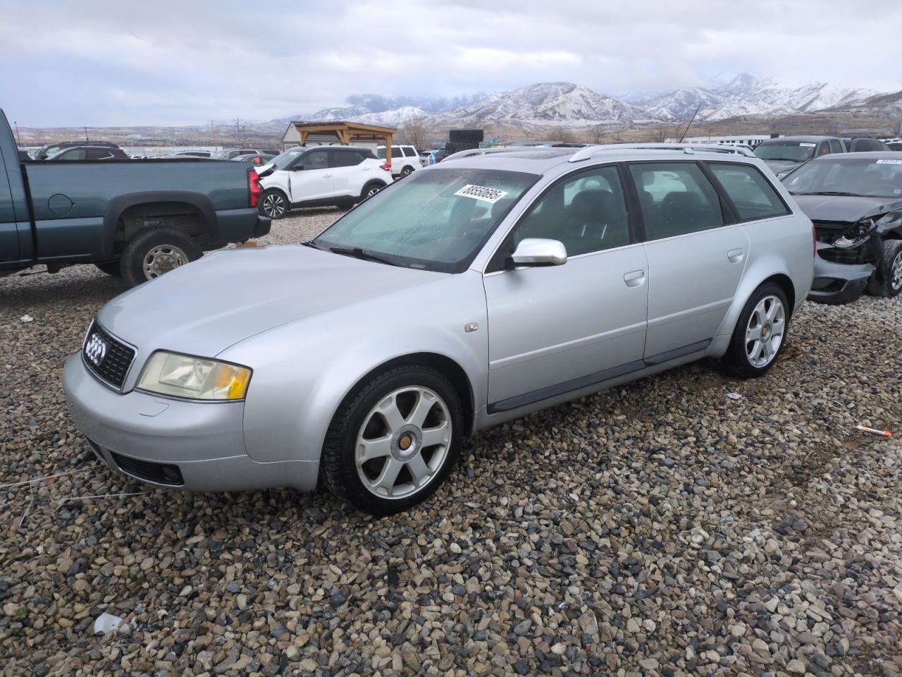 2002 Audi S6 Avant Quattro Silver vin: WAUXU64B52N034259