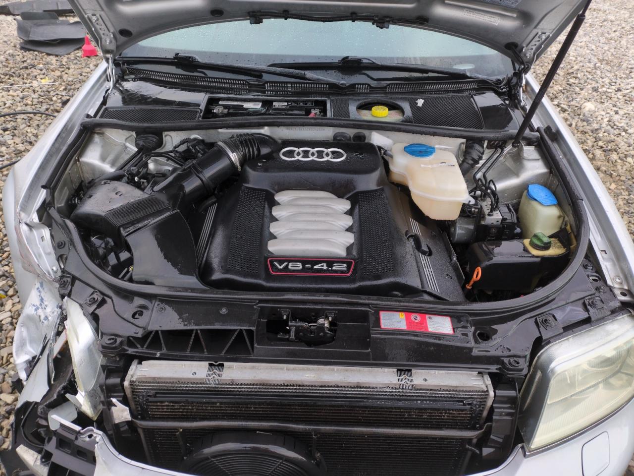 2002 Audi S6 Avant Quattro Silver vin: WAUXU64B52N034259