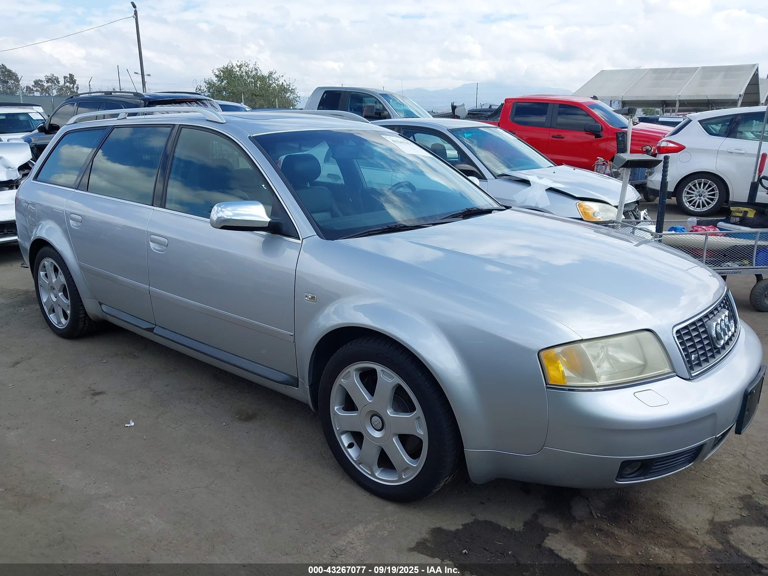 2002 Audi S6 Avant Серебряный vin: WAUXU64B92N115507