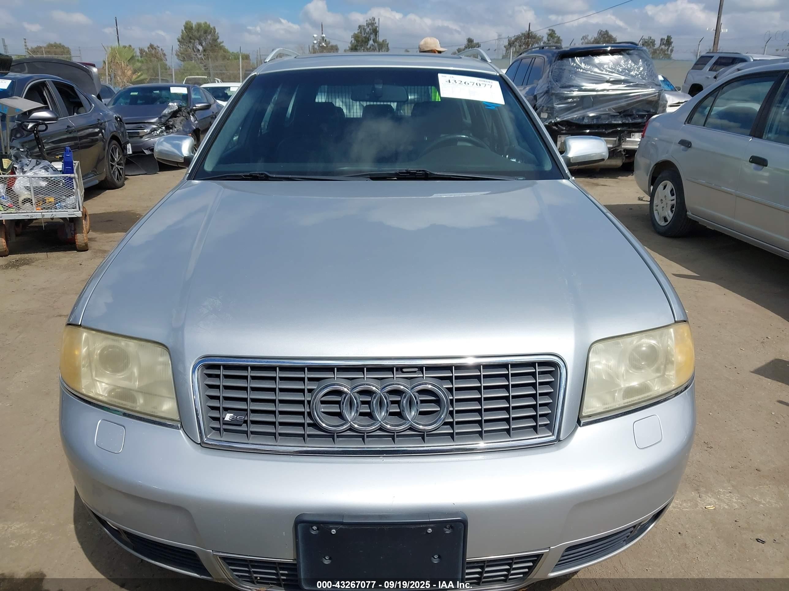 2002 Audi S6 Avant Silver vin: WAUXU64B92N115507