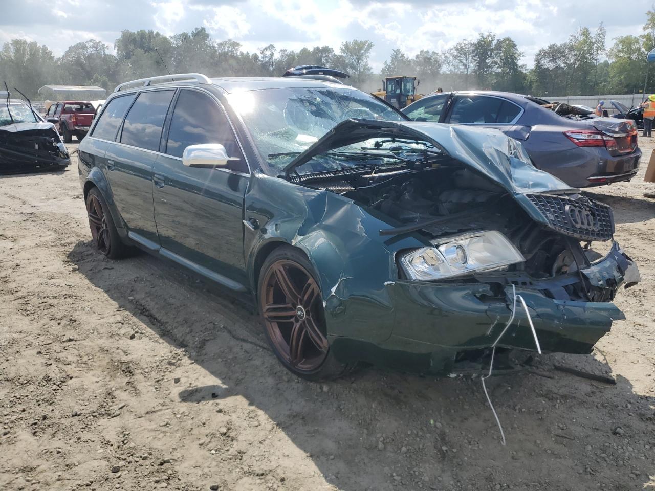 2003 Audi S6 Avant Quattro Зеленый vin: WAUXU64BX3N067954