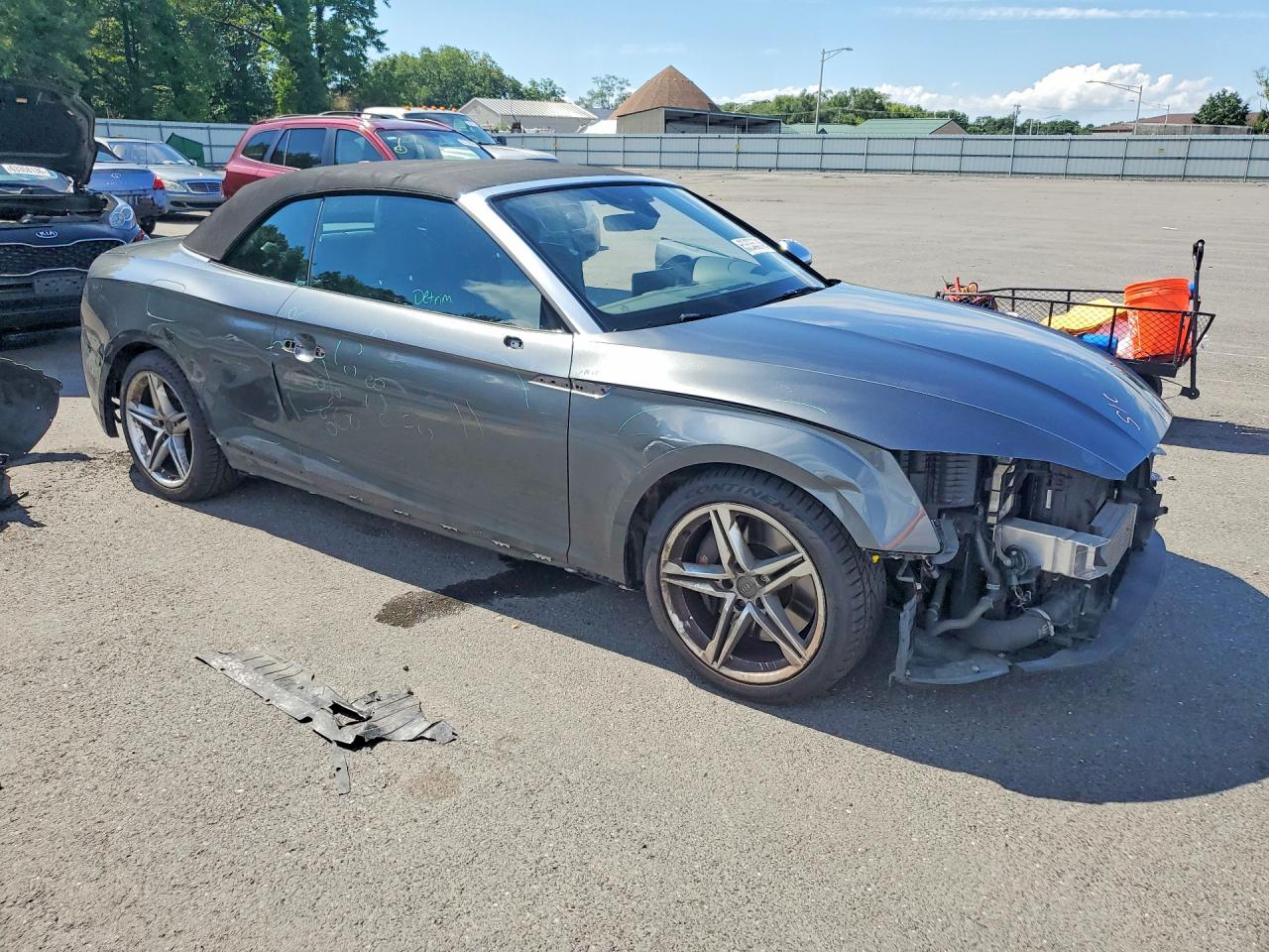2019 Audi S5 Premium Plus Gray vin: WAUY4GF59KN009723