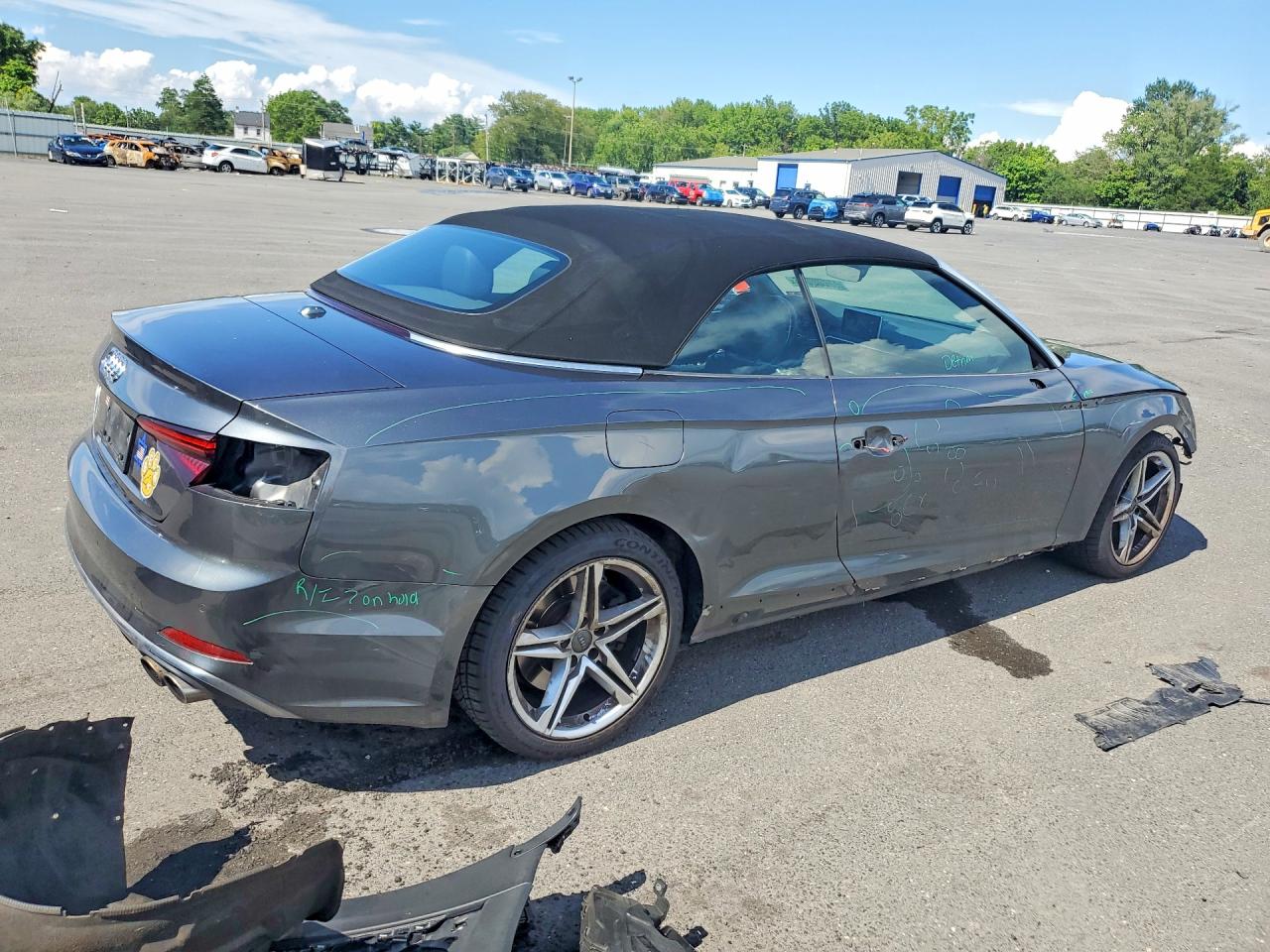 2019 Audi S5 Premium Plus Gray vin: WAUY4GF59KN009723