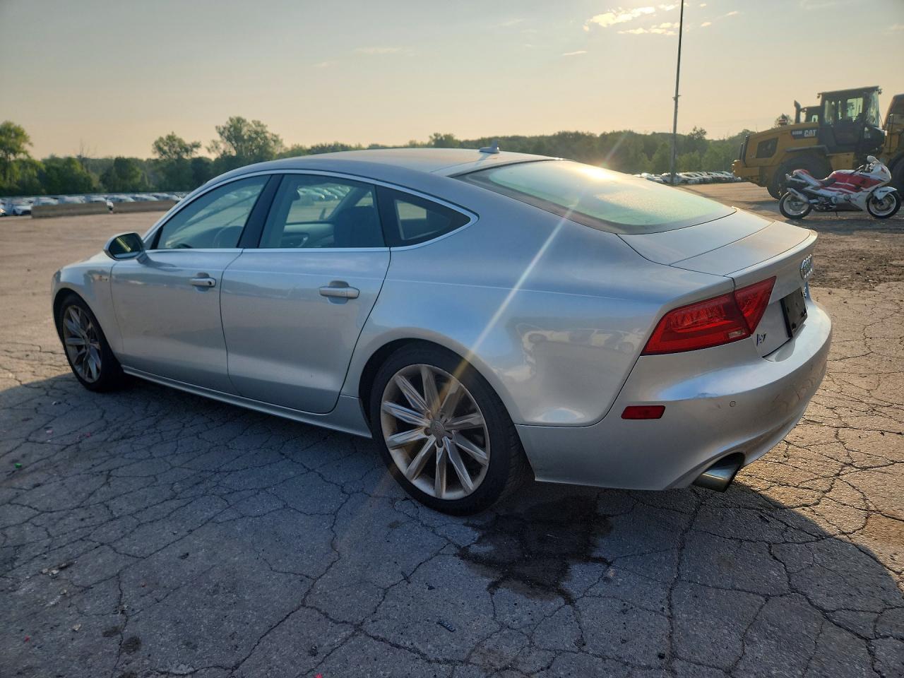 2012 Audi A7 Premium Plus Silver vin: WAUYGAFC1CN082668