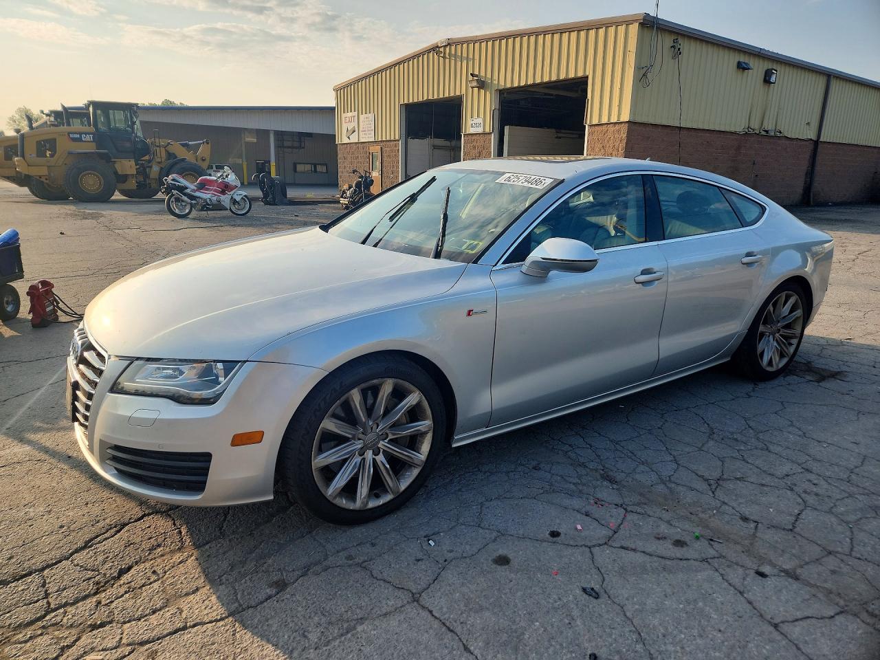 2012 Audi A7 Premium Plus Silver vin: WAUYGAFC1CN082668