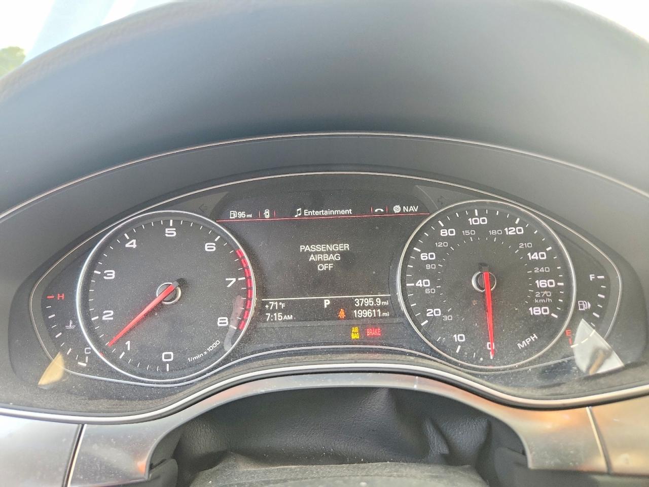 2012 Audi A7 Premium Plus Silver vin: WAUYGAFC1CN082668