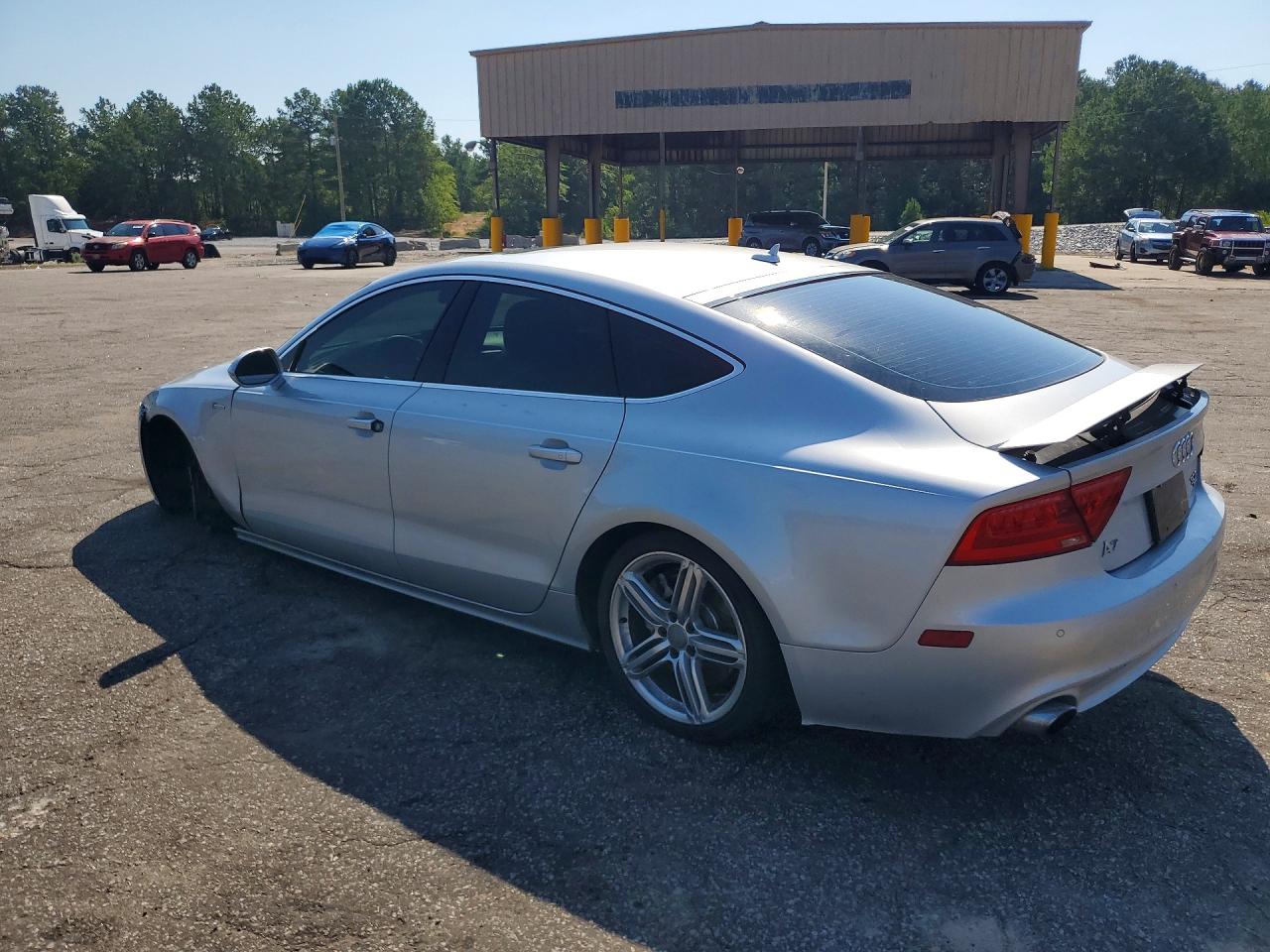 2012 Audi A7 Premium Plus Silver vin: WAUYGAFC1CN147552