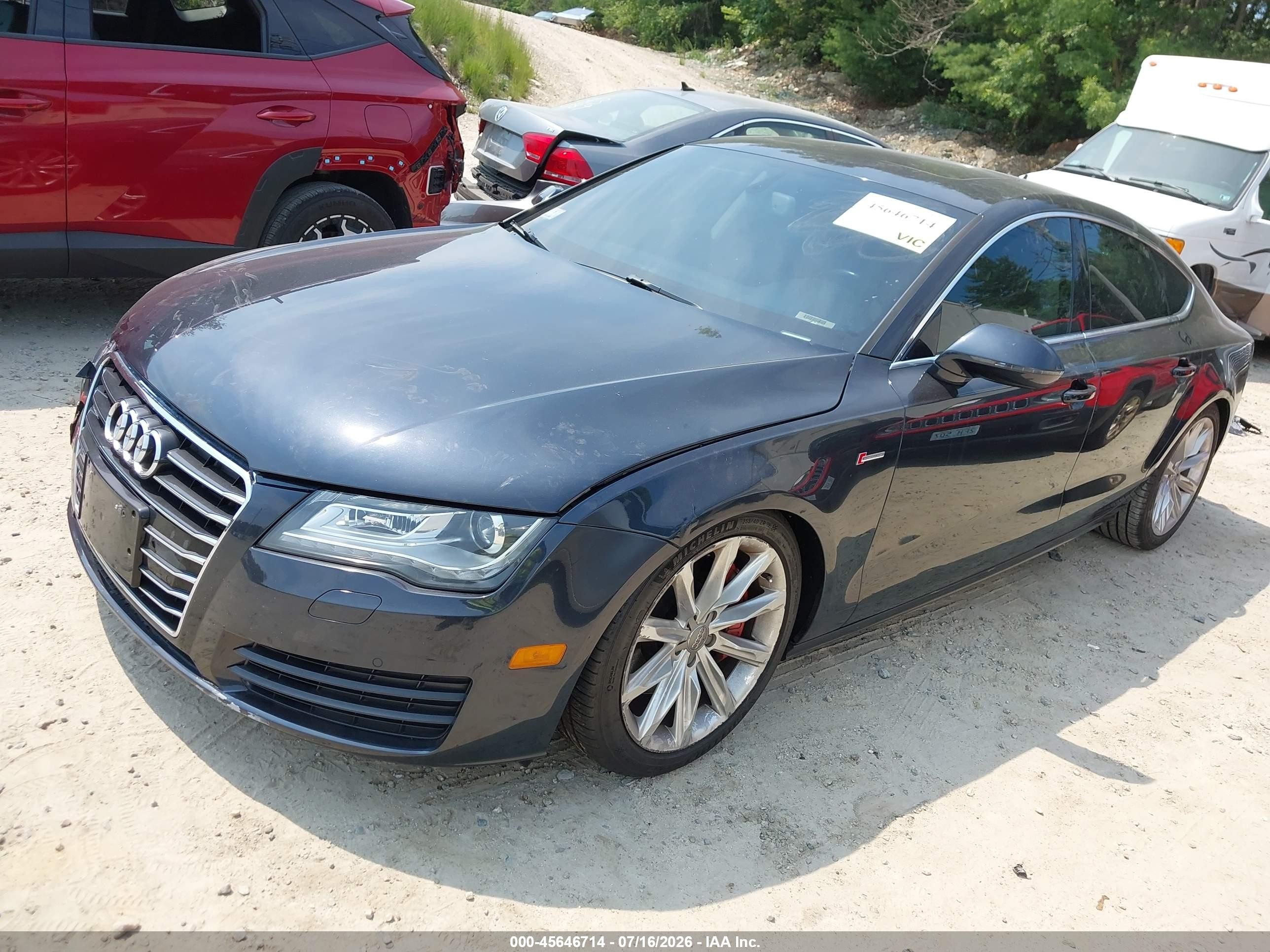 2012 Audi A7 3.0 Premium Plus Navy vin: WAUYGAFC1CN149205