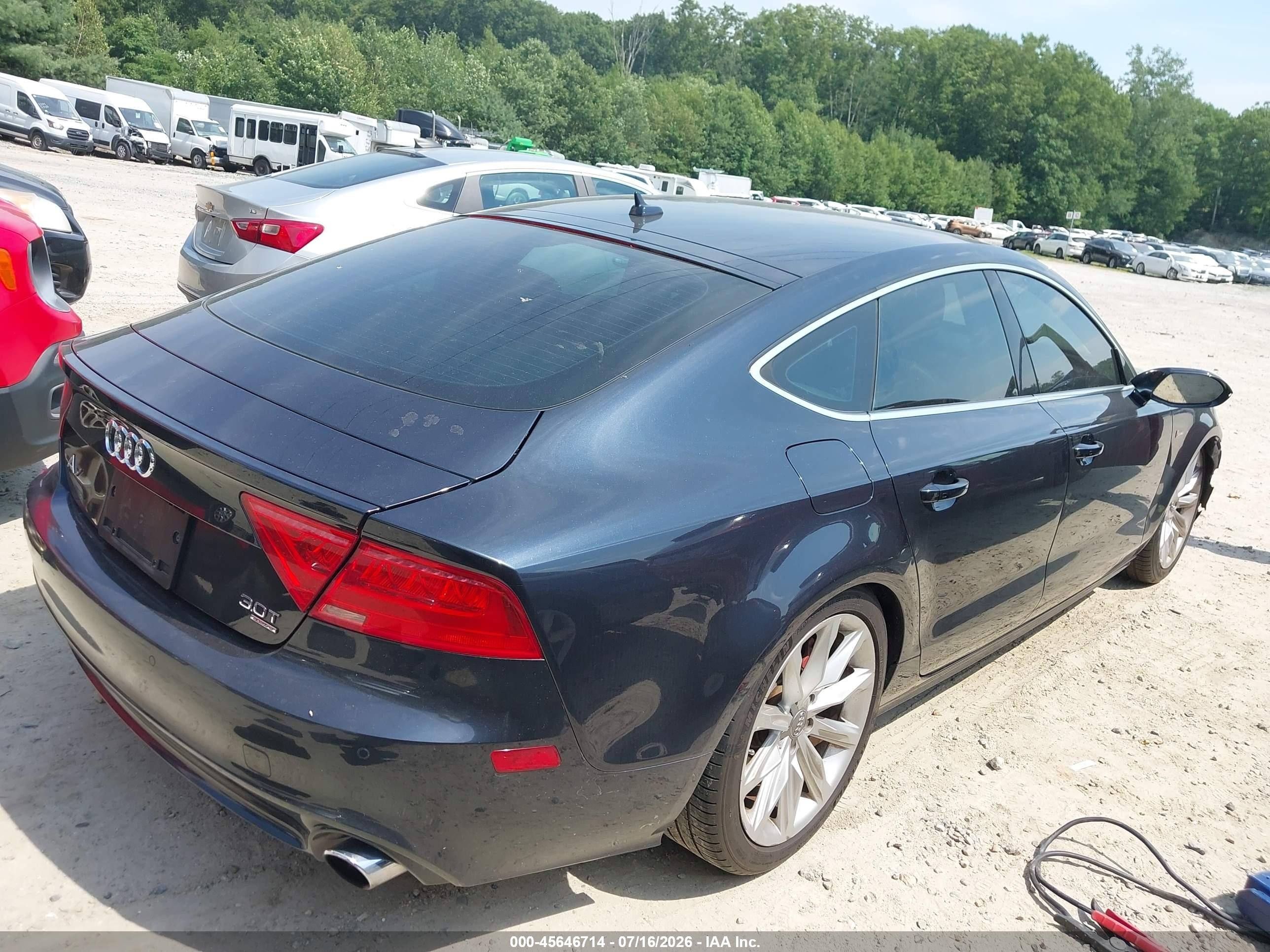 2012 Audi A7 3.0 Premium Plus Navy vin: WAUYGAFC1CN149205