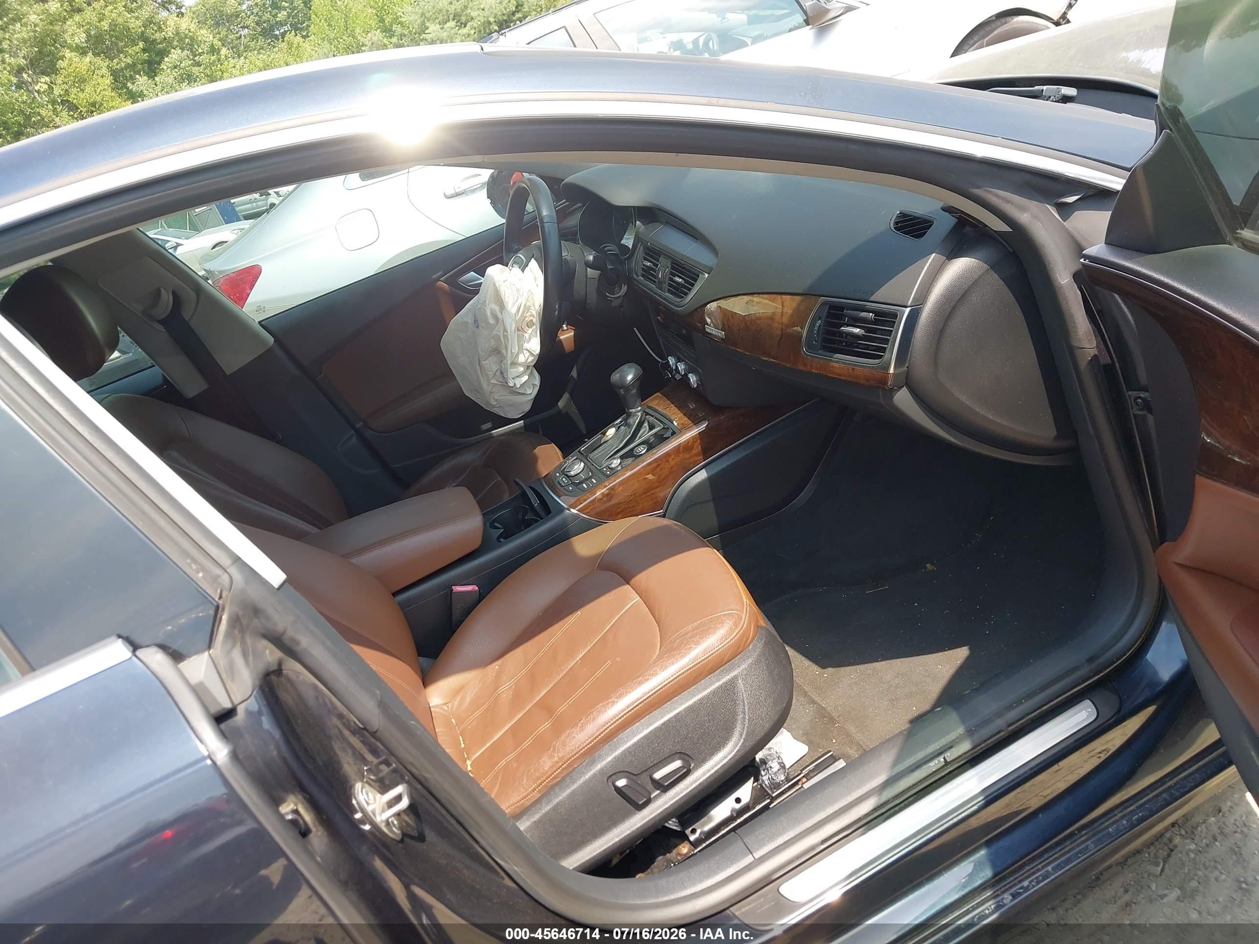 2012 Audi A7 3.0 Premium Plus Navy vin: WAUYGAFC1CN149205
