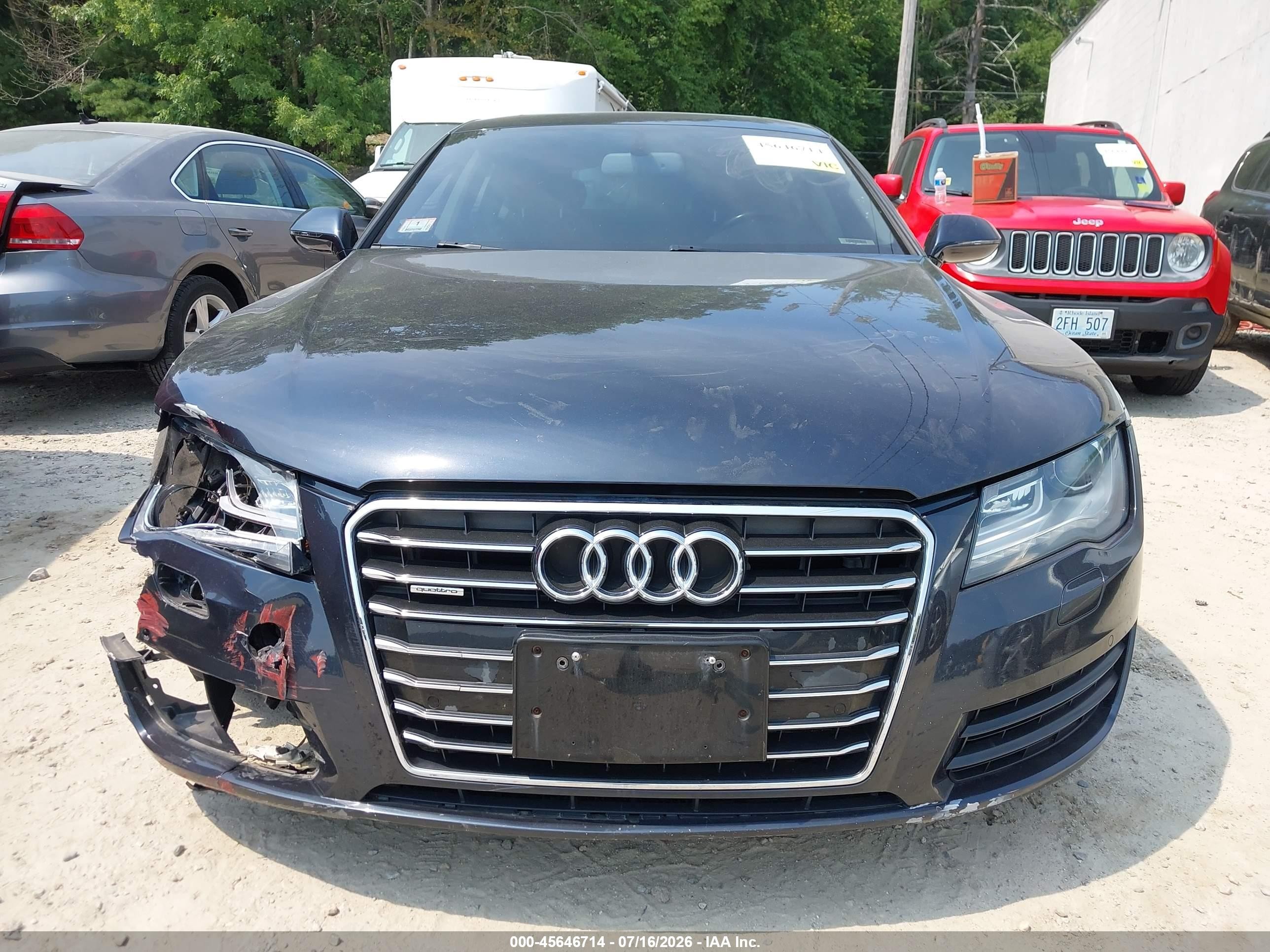 2012 Audi A7 3.0 Premium Plus Navy vin: WAUYGAFC1CN149205