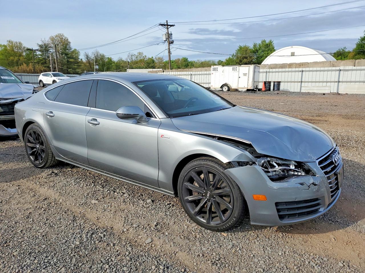 2013 Audi A7 Premium Plus Gray vin: WAUYGAFC1DN118294