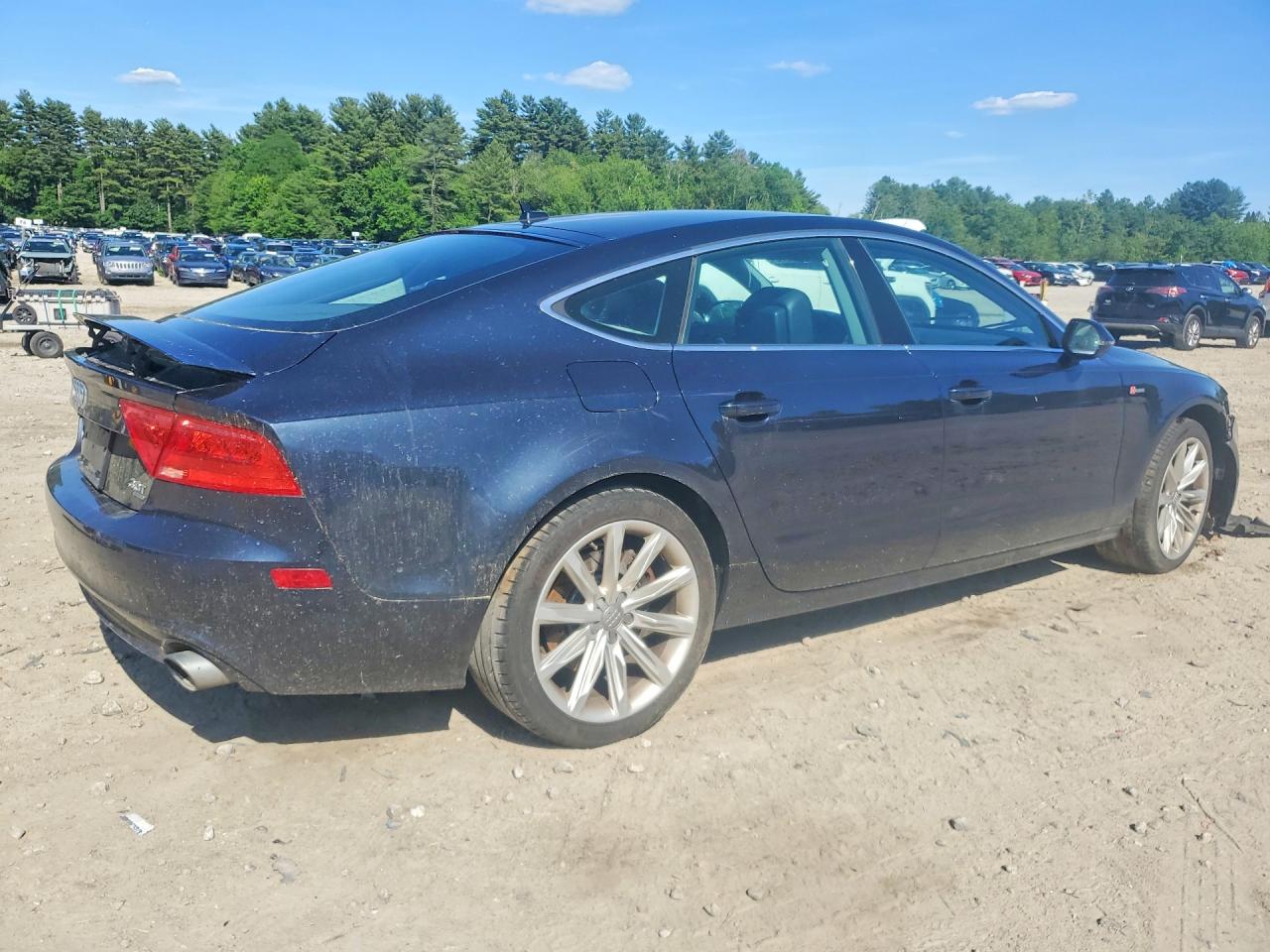 2012 Audi A7 Premium Plus Blue vin: WAUYGAFC2CN037254