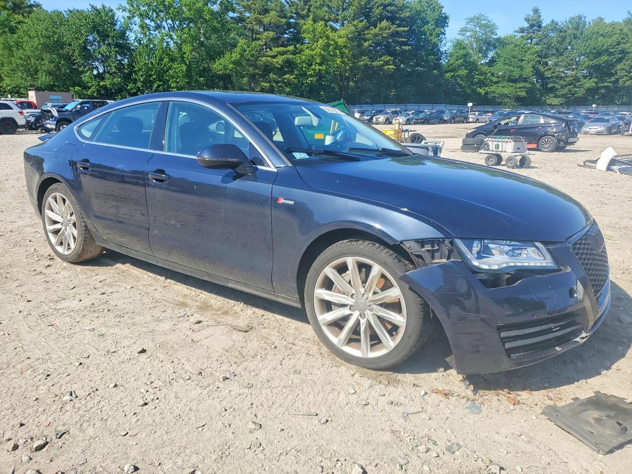 2012 Audi A7 Premium Plus Blue vin: WAUYGAFC2CN037254