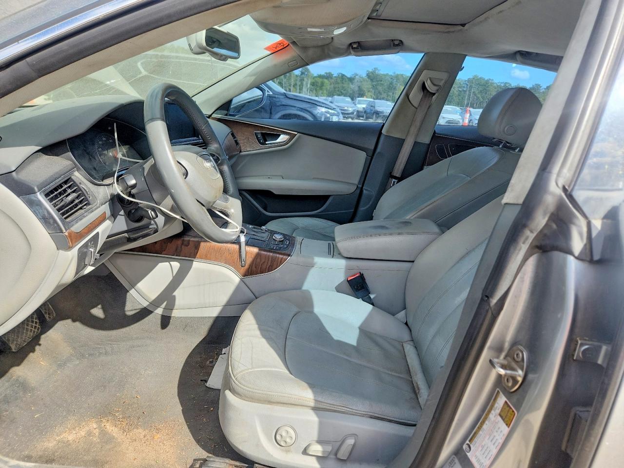 2012 Audi A7 Premium Plus Silver vin: WAUYGAFC2CN156180