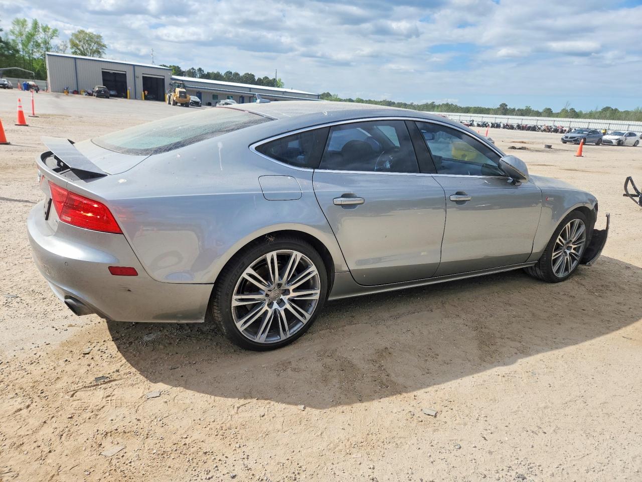 2012 Audi A7 Premium Plus Silver vin: WAUYGAFC2CN156180