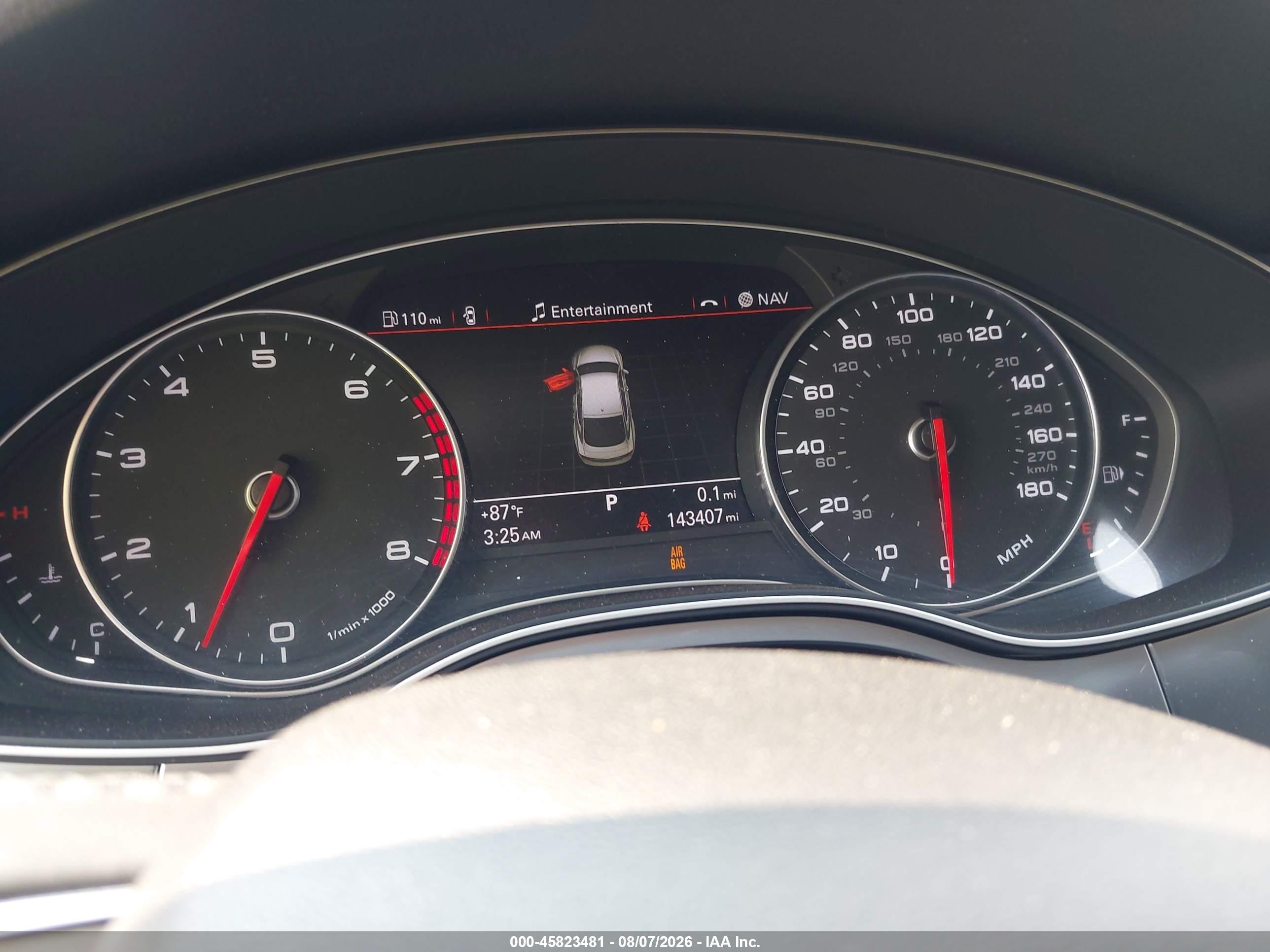 2013 Audi A7 3.0t Premium White vin: WAUYGAFC2DN062091