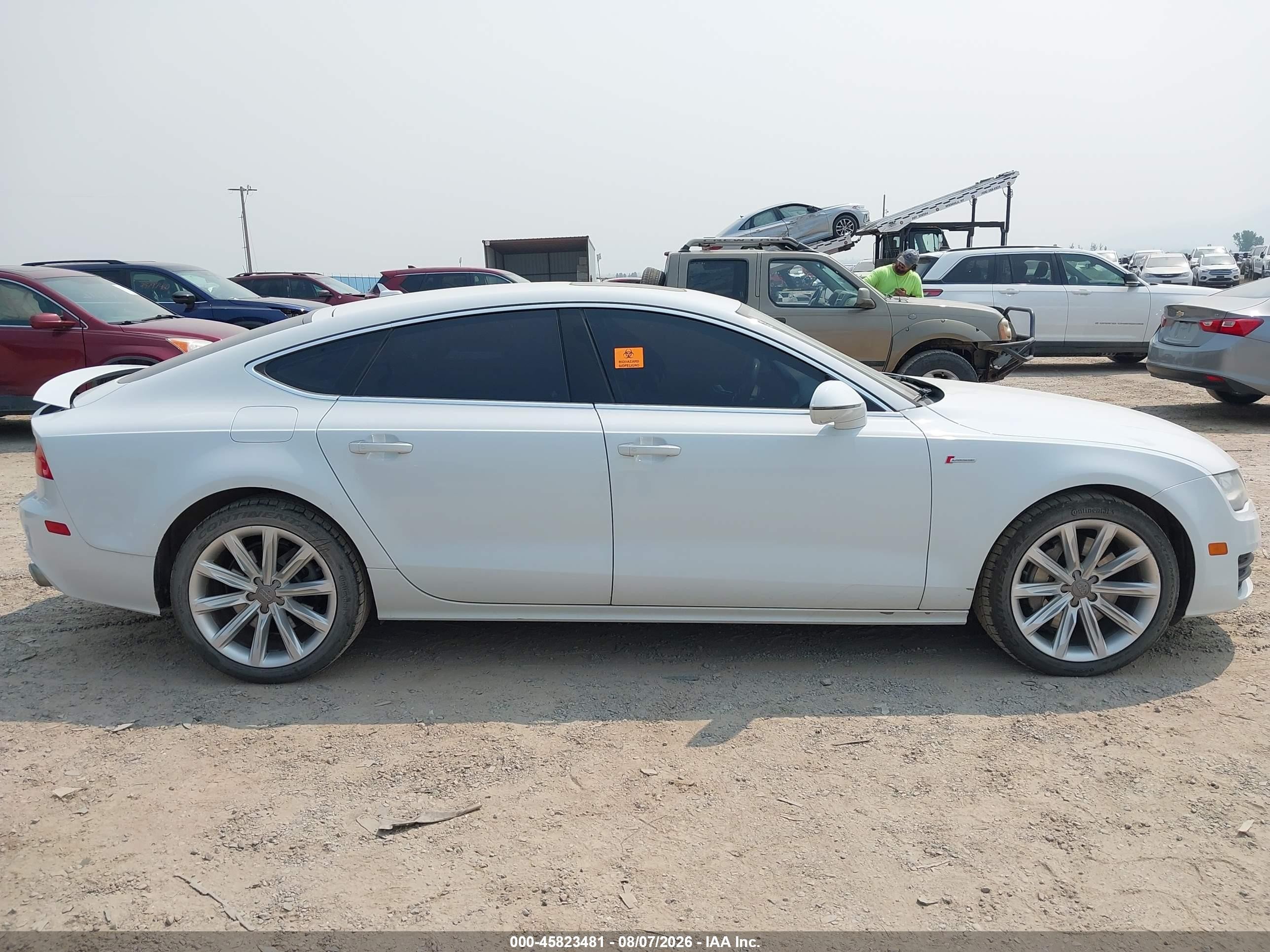 2013 Audi A7 3.0t Premium White vin: WAUYGAFC2DN062091