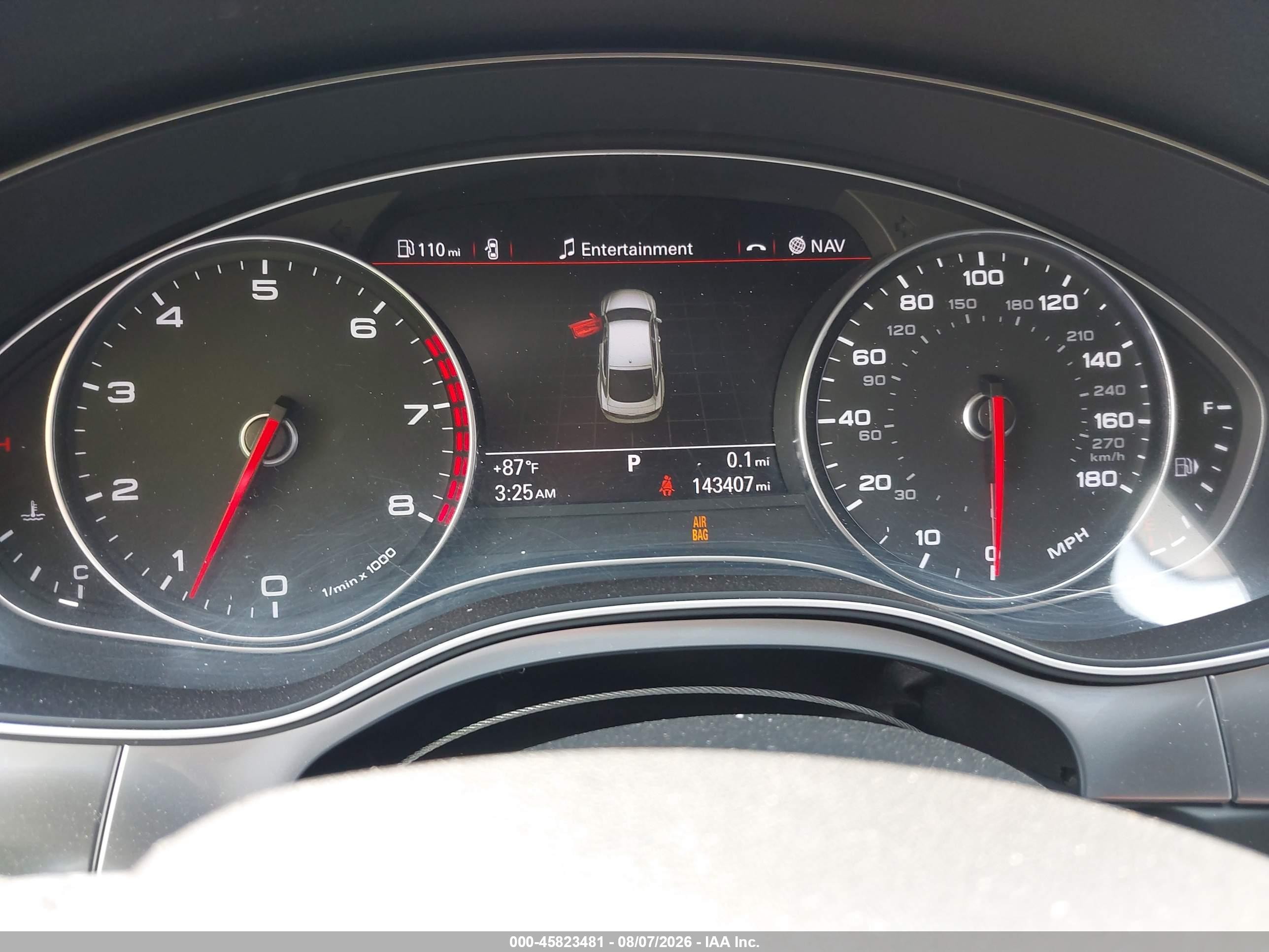 2013 Audi A7 3.0t Premium White vin: WAUYGAFC2DN062091