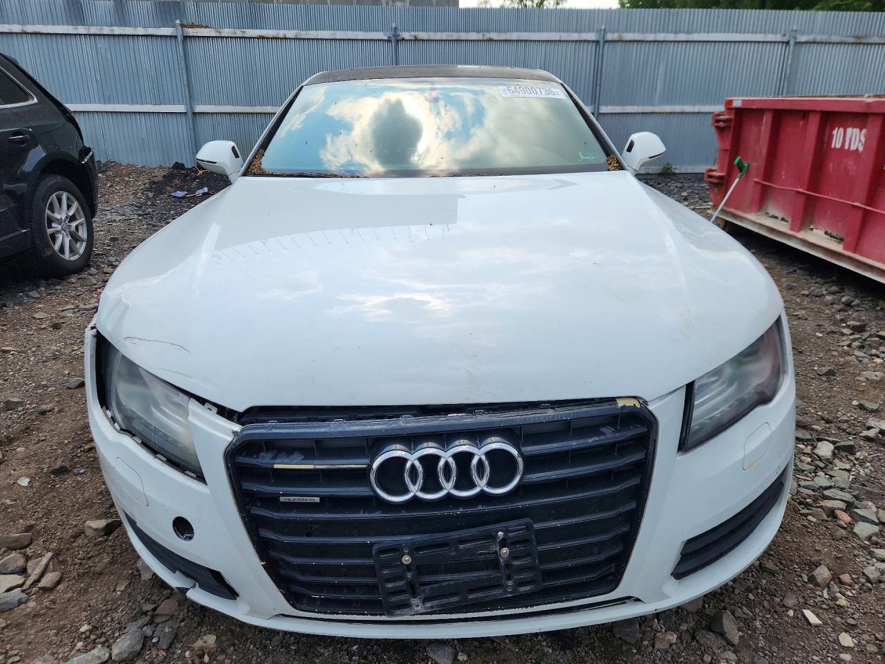 2013 Audi A7 Premium Plus White vin: WAUYGAFC2DN071583