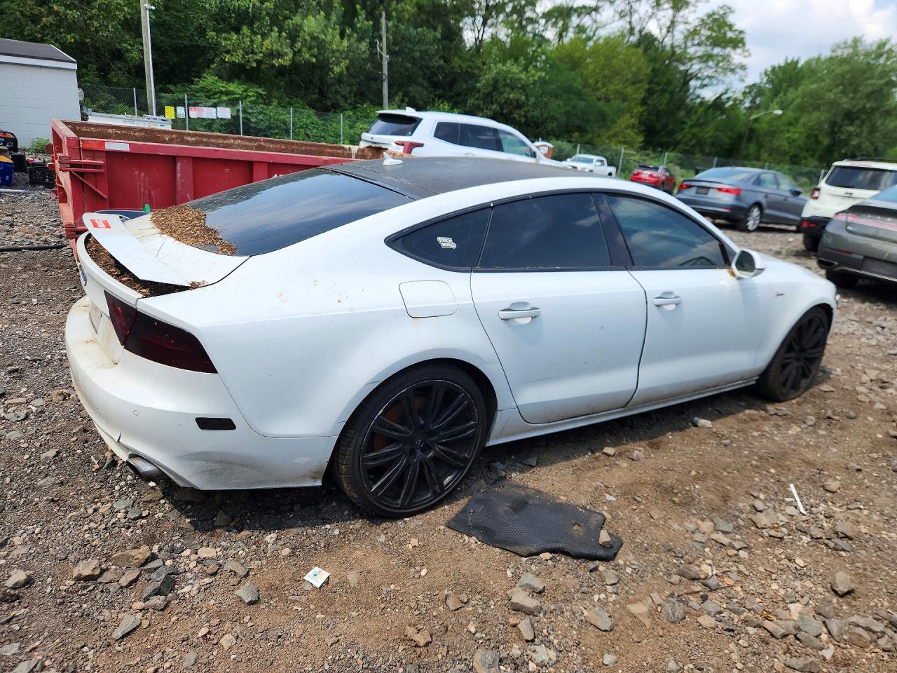 2013 Audi A7 Premium Plus White vin: WAUYGAFC2DN071583