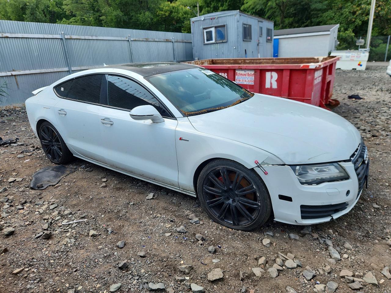 2013 Audi A7 Premium Plus White vin: WAUYGAFC2DN071583