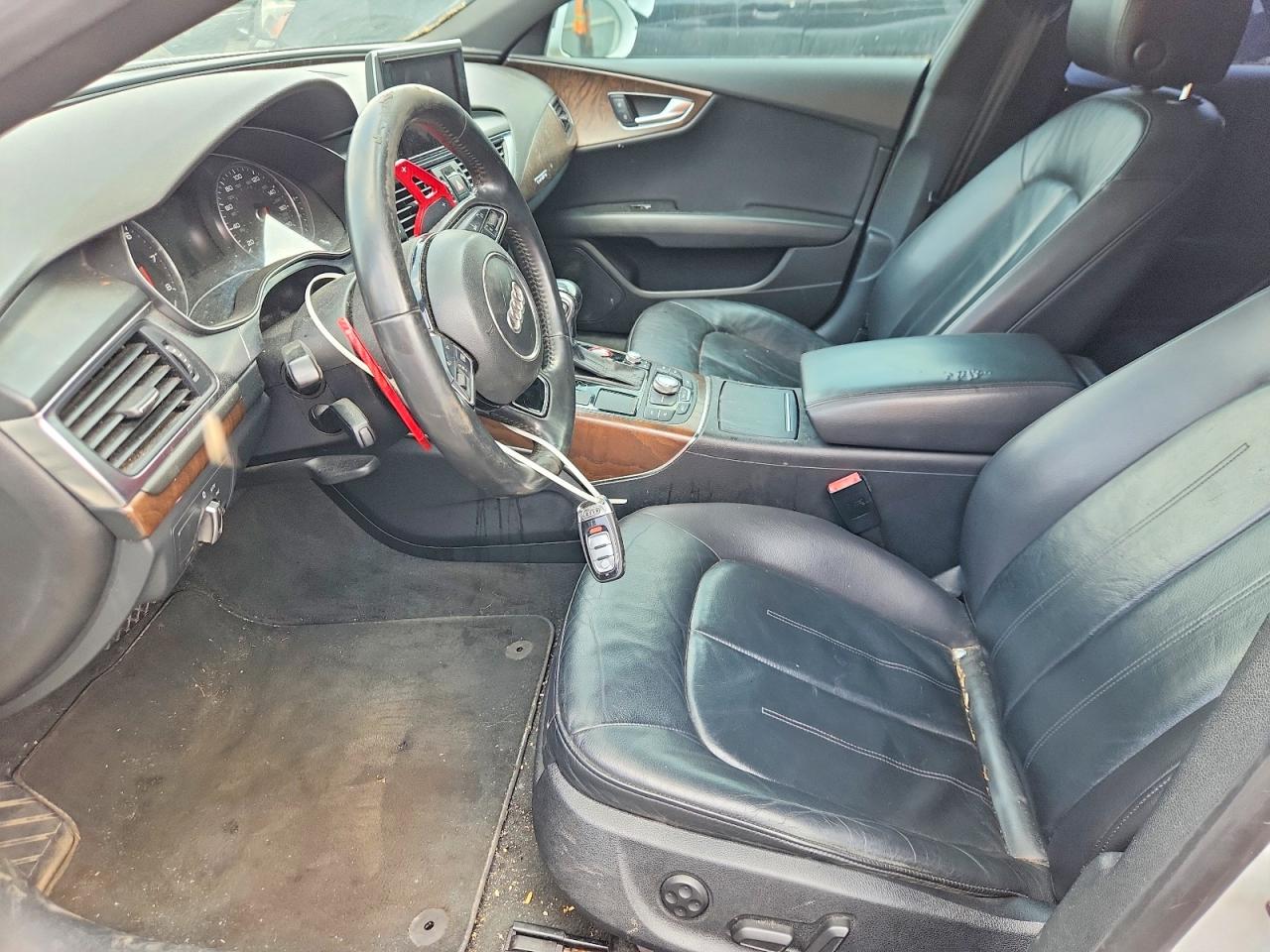 2013 Audi A7 Premium Plus White vin: WAUYGAFC2DN071583