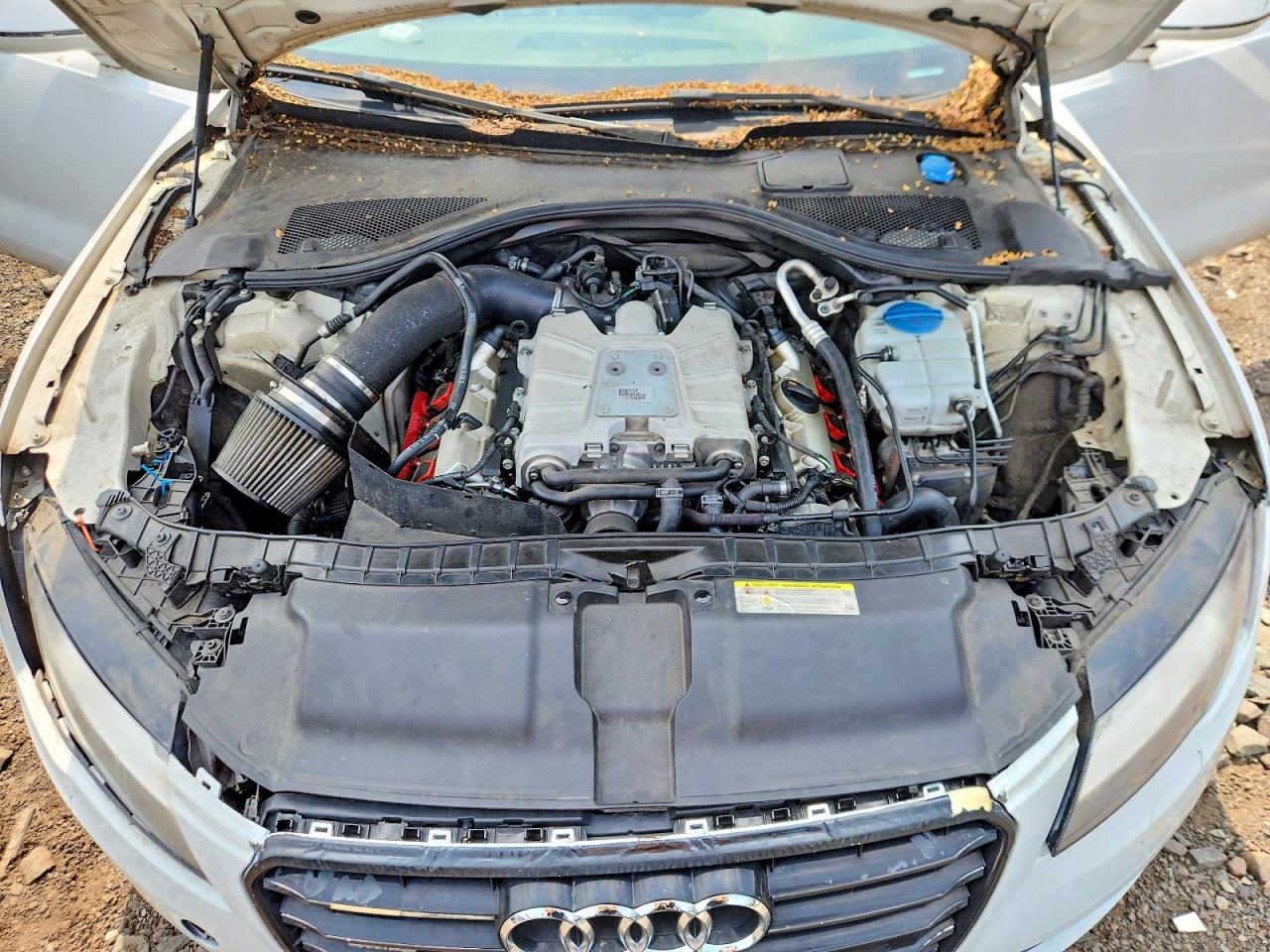 2013 Audi A7 Premium Plus White vin: WAUYGAFC2DN071583