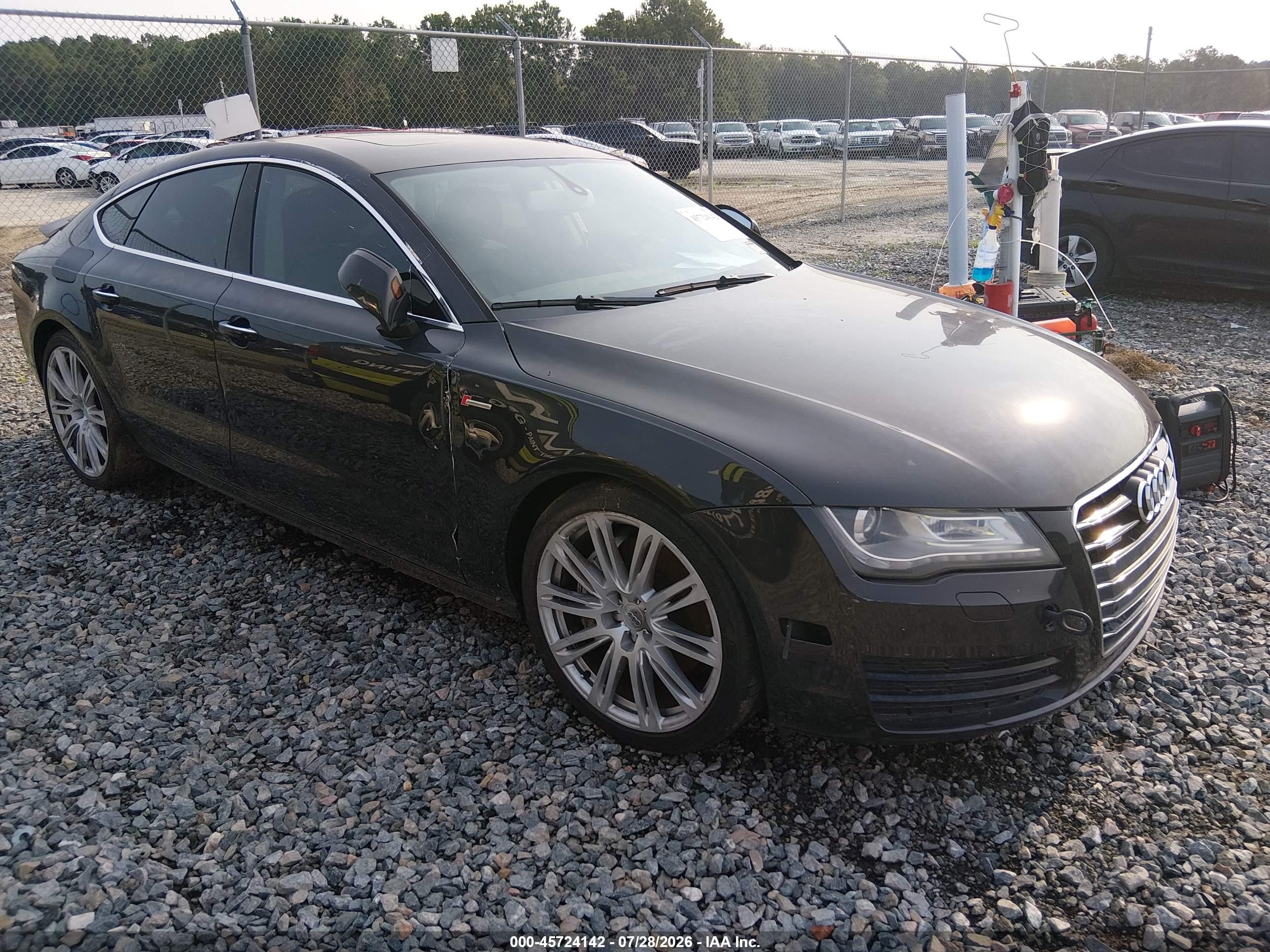 2013 Audi A7 3.0t Premium Black vin: WAUYGAFC2DN080588