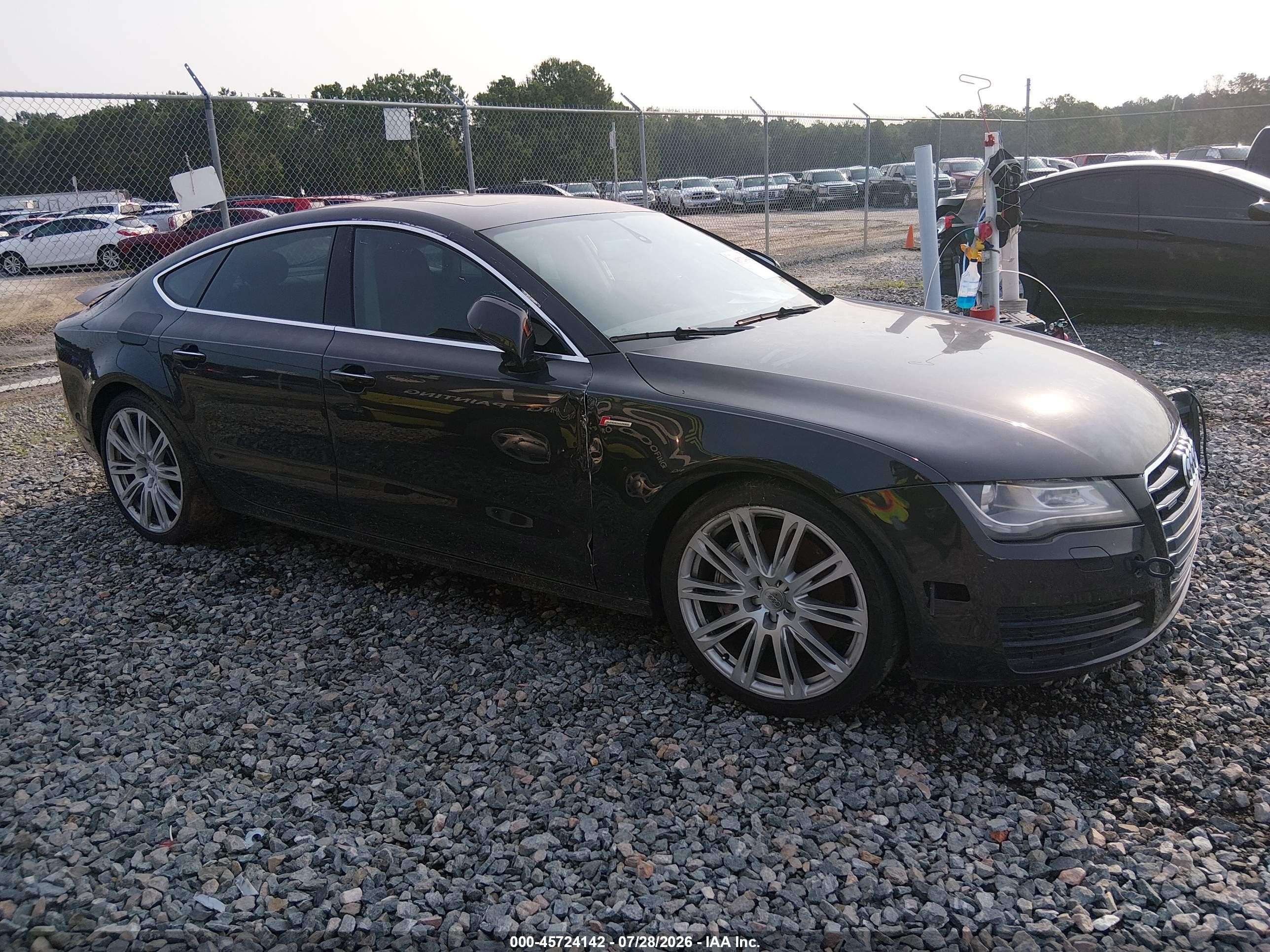 2013 Audi A7 3.0t Premium Black vin: WAUYGAFC2DN080588