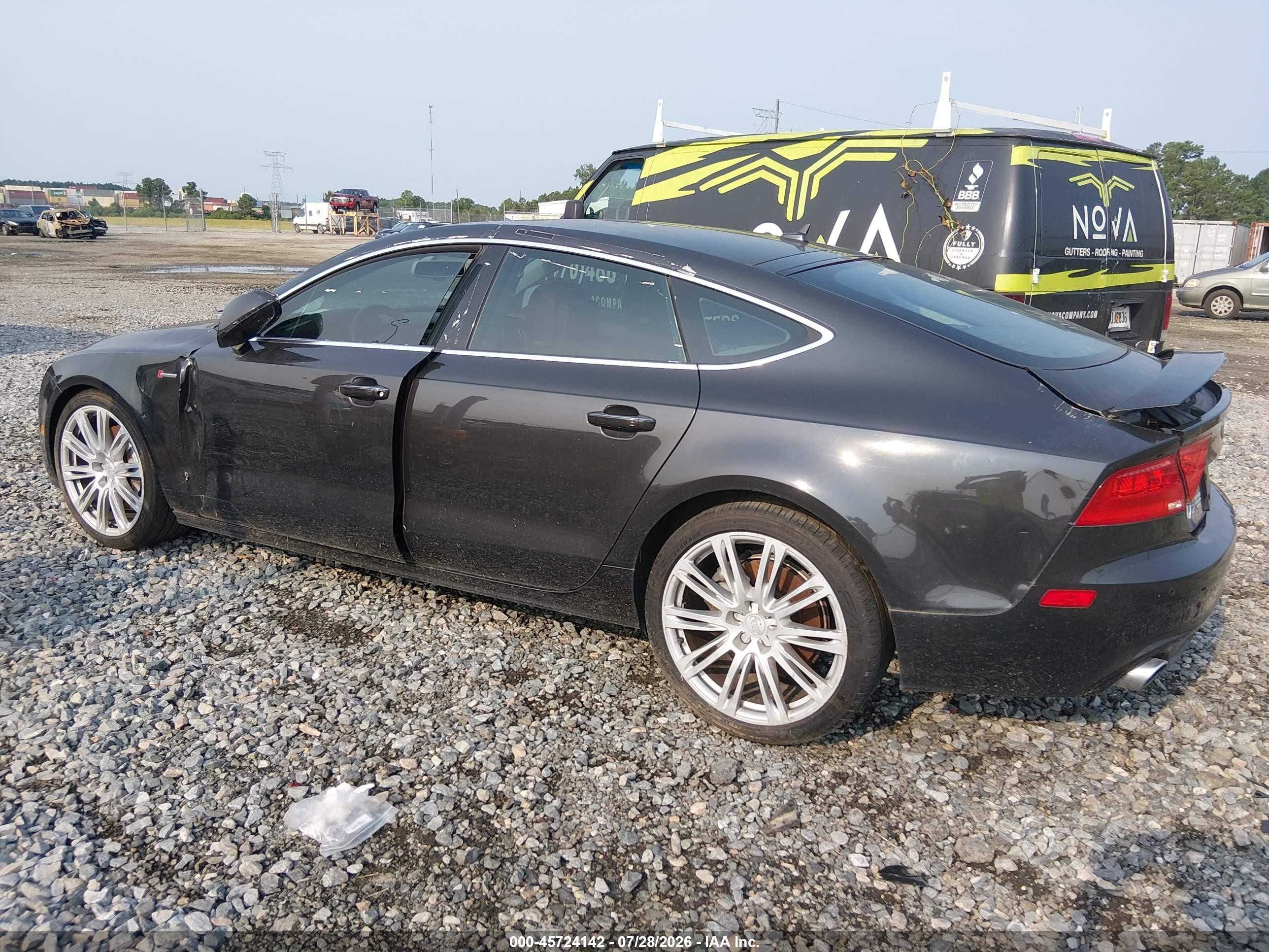 2013 Audi A7 3.0t Premium Black vin: WAUYGAFC2DN080588