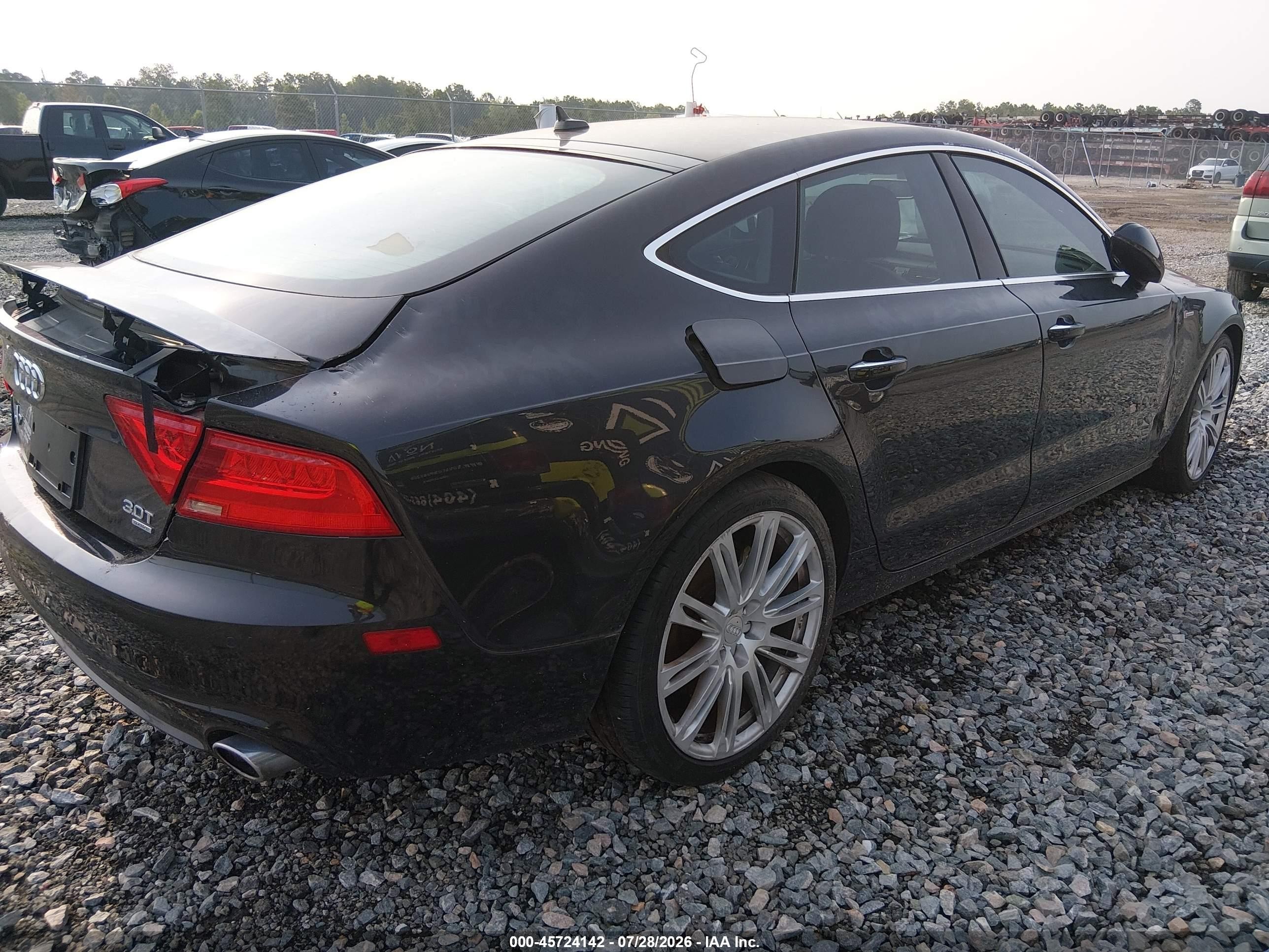 2013 Audi A7 3.0t Premium Black vin: WAUYGAFC2DN080588