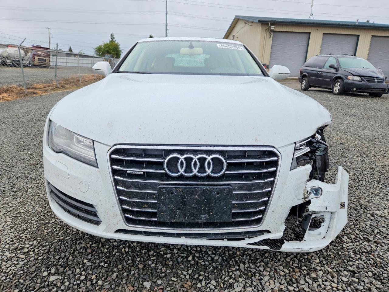 2012 Audi A7 Premium Plus White vin: WAUYGAFC3CN079626