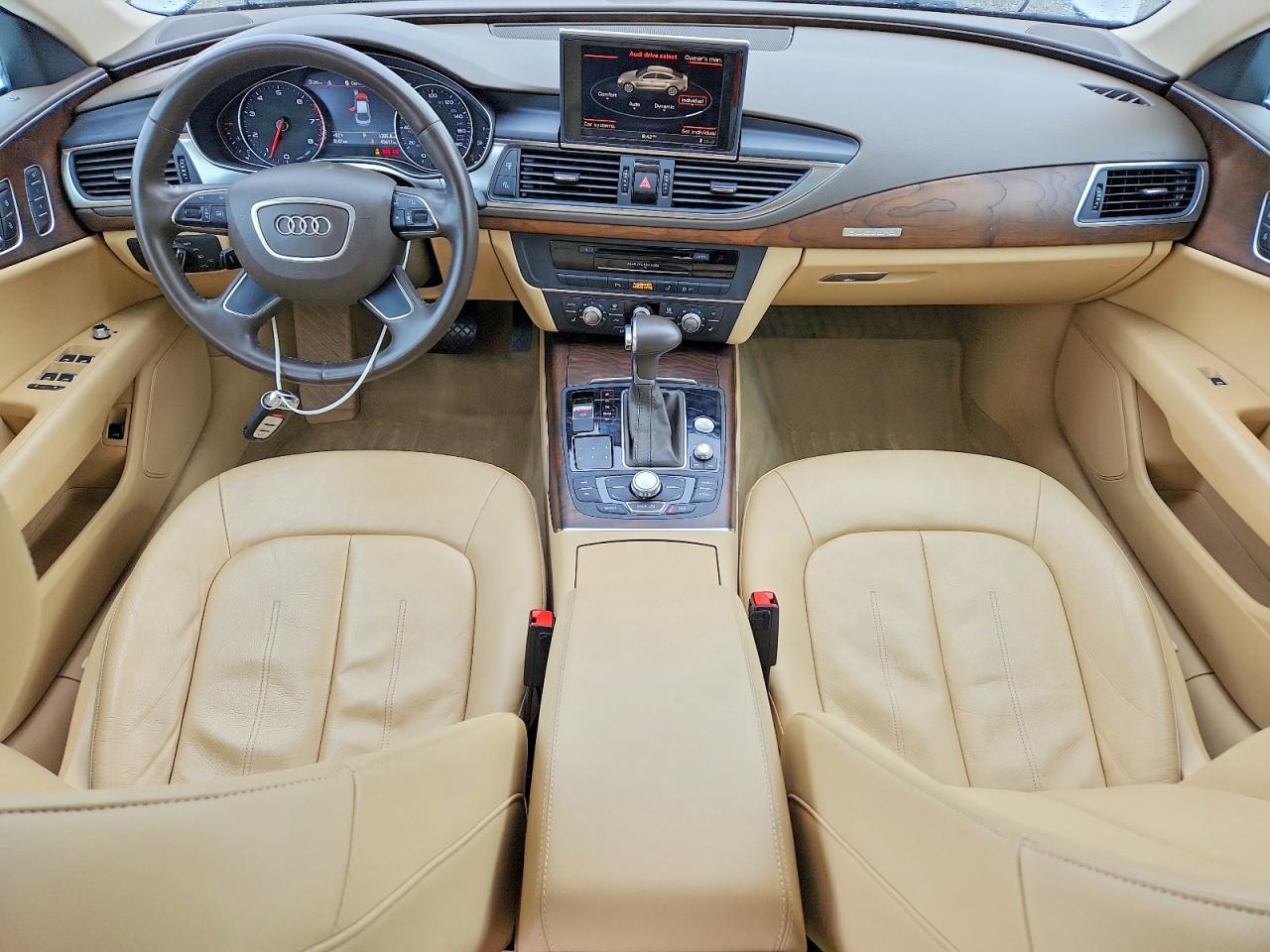 2012 Audi A7 Premium Plus White vin: WAUYGAFC3CN079626