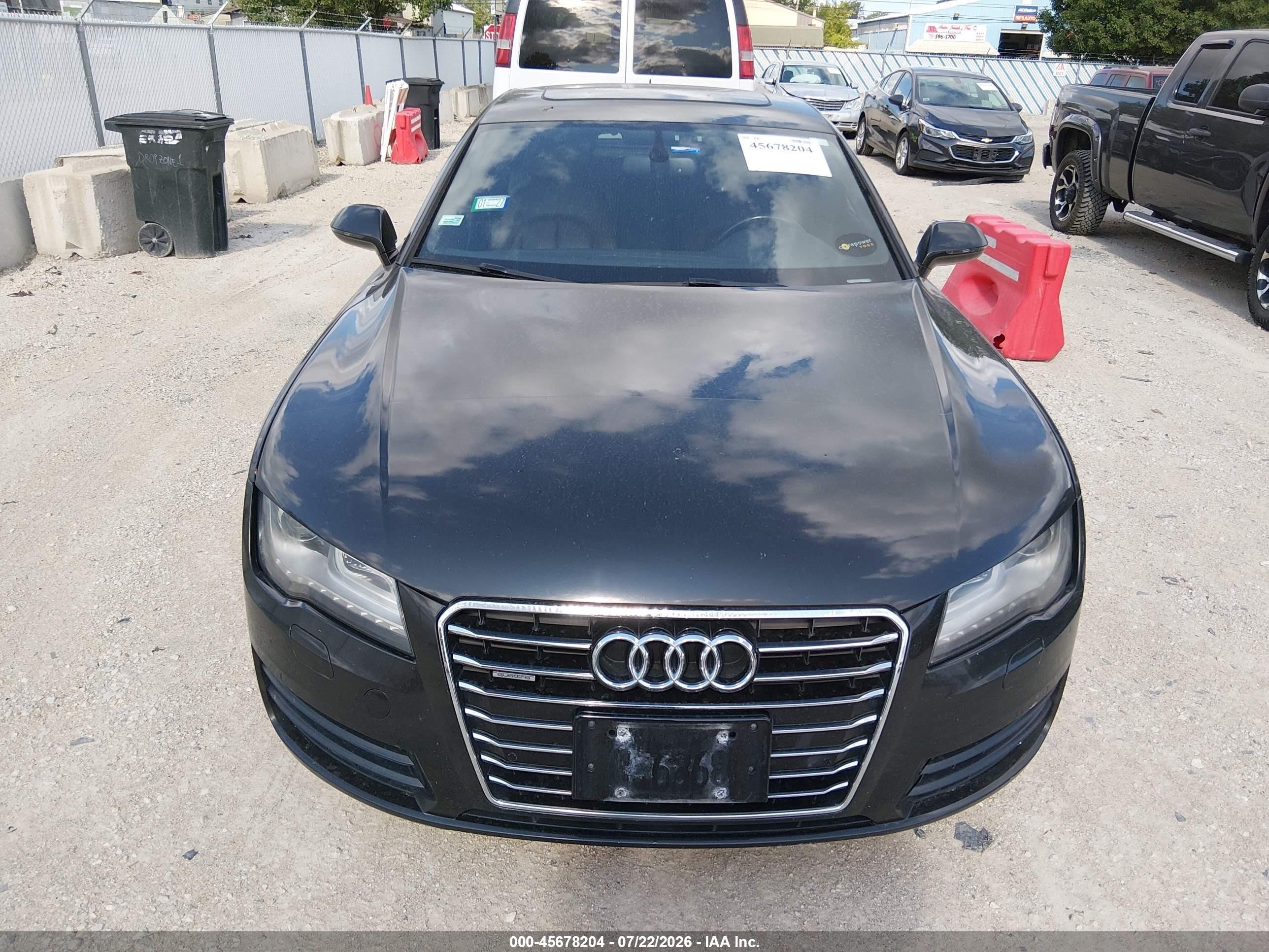2012 Audi A7 3.0 Premium Plus Black vin: WAUYGAFC3CN147701
