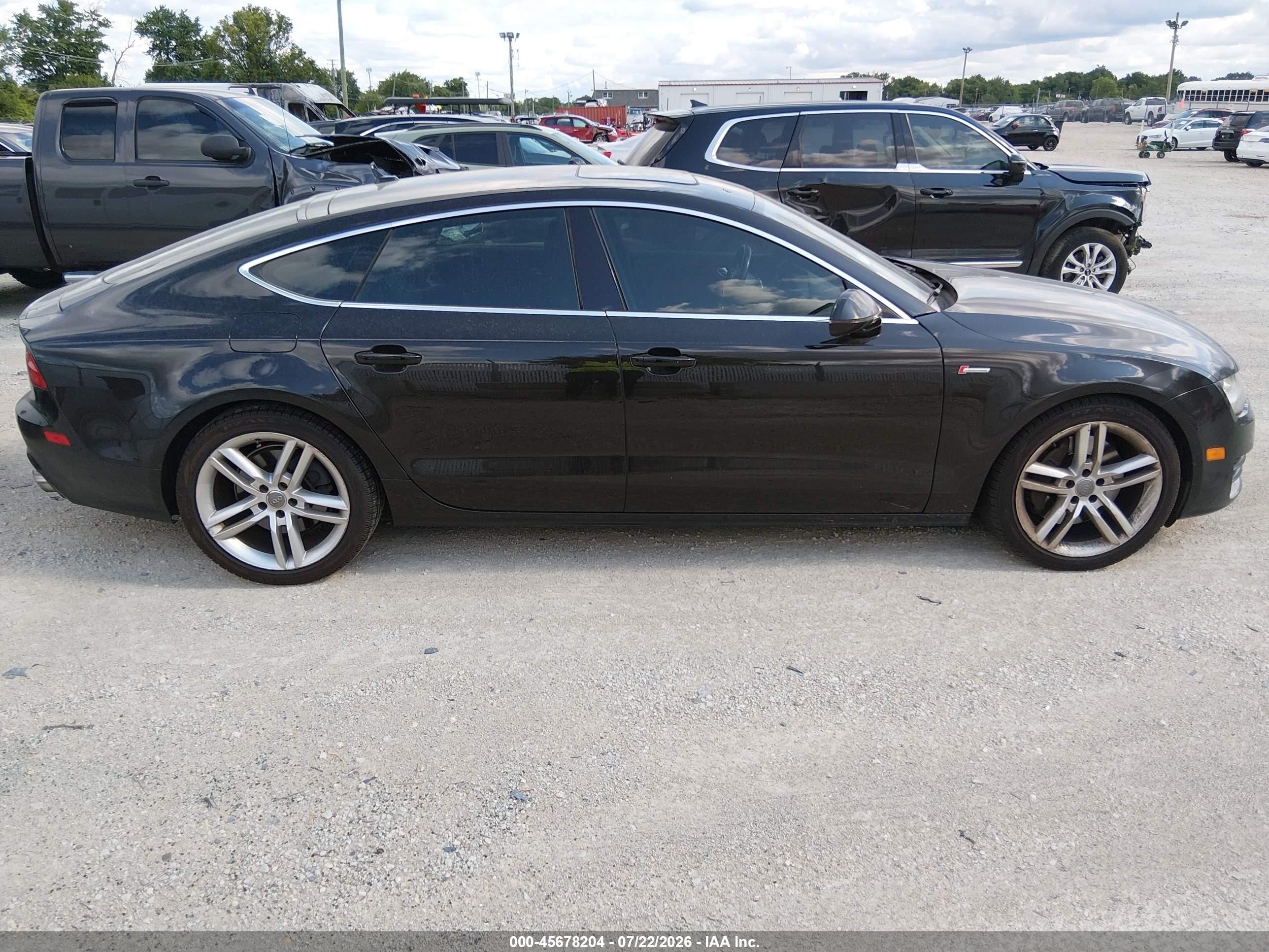 2012 Audi A7 3.0 Premium Plus Black vin: WAUYGAFC3CN147701