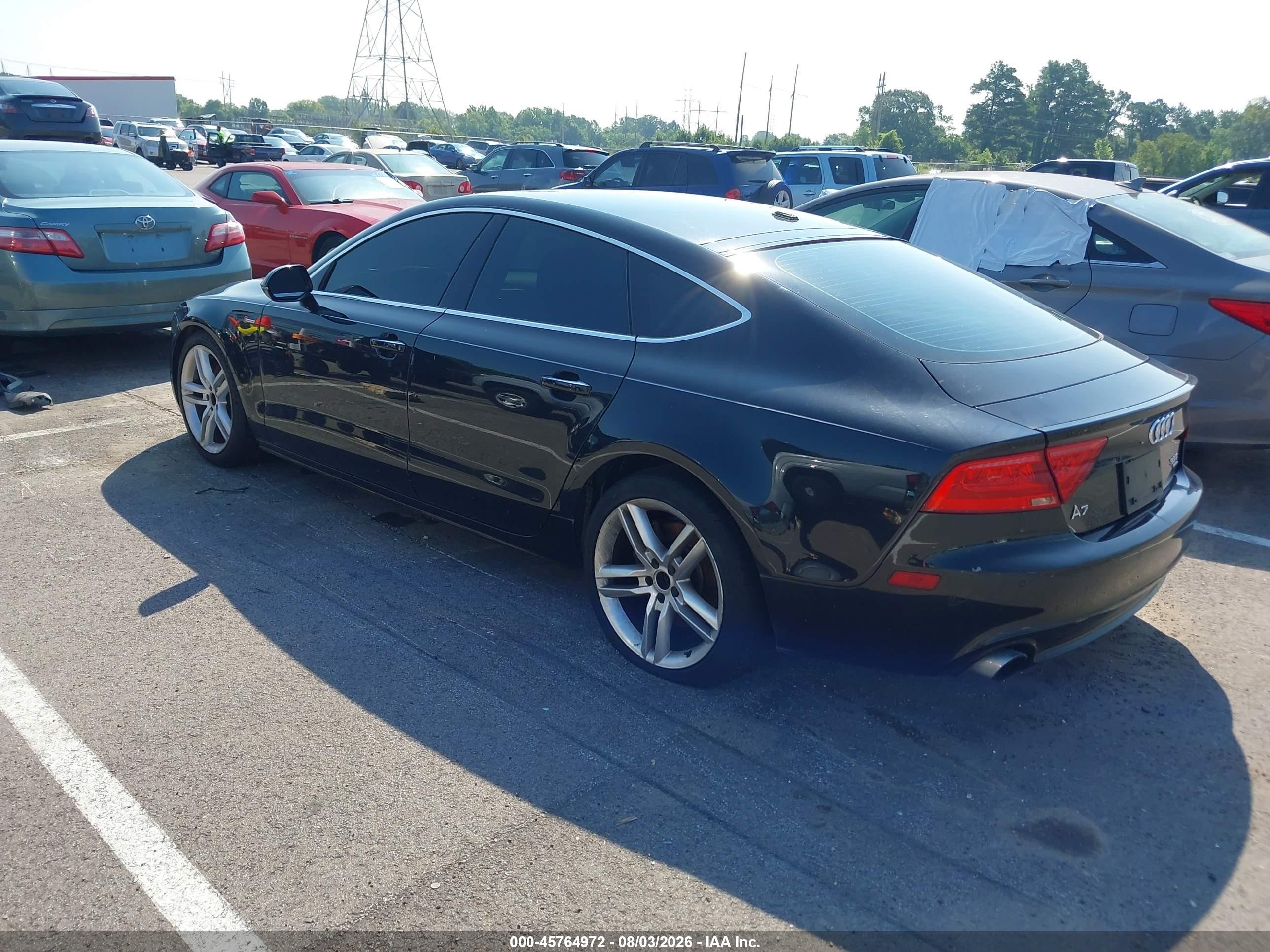 2013 Audi A7 3.0t Premium Black vin: WAUYGAFC4DN024362