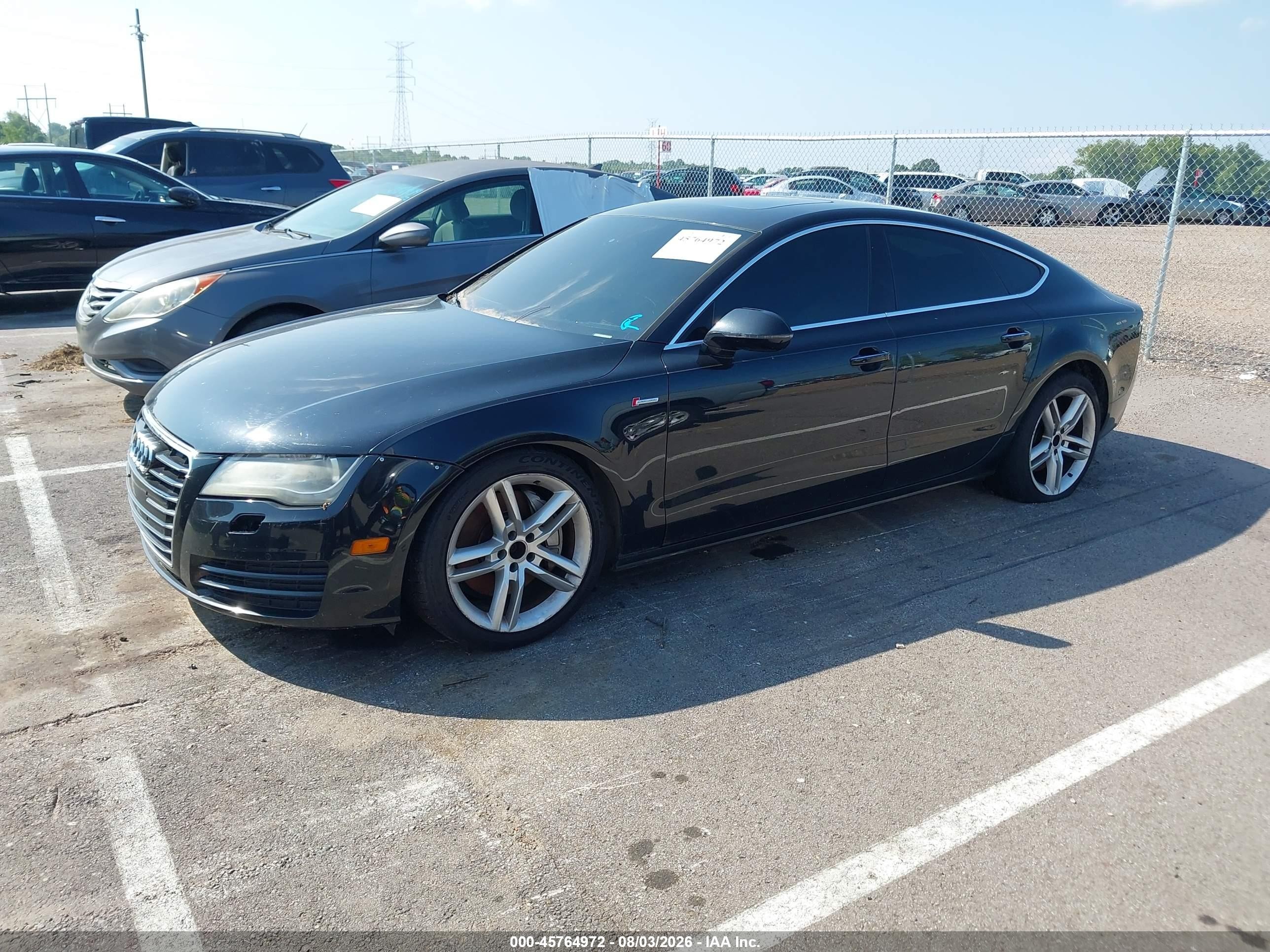 2013 Audi A7 3.0t Premium Black vin: WAUYGAFC4DN024362