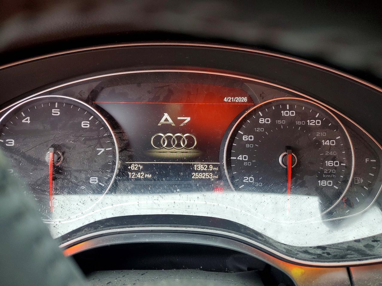 2013 Audi A7 Premium Plus Черный vin: WAUYGAFC4DN052825